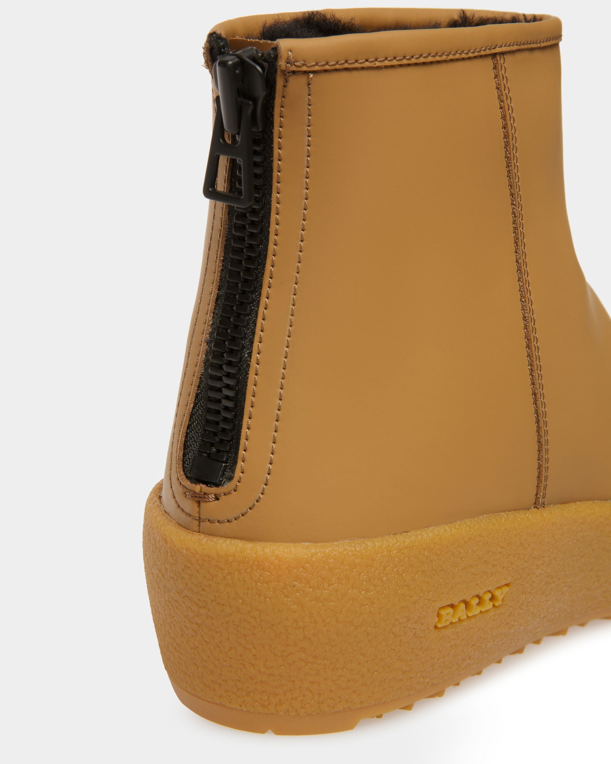Bernina Leather Booties In Camel - Women's - Bally - 06