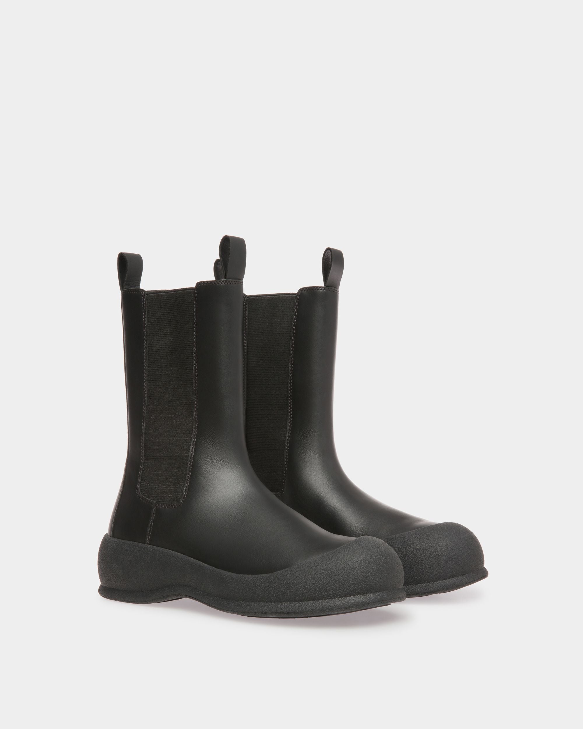 Frei Booties In Black Leather - Women's - Bally - 03