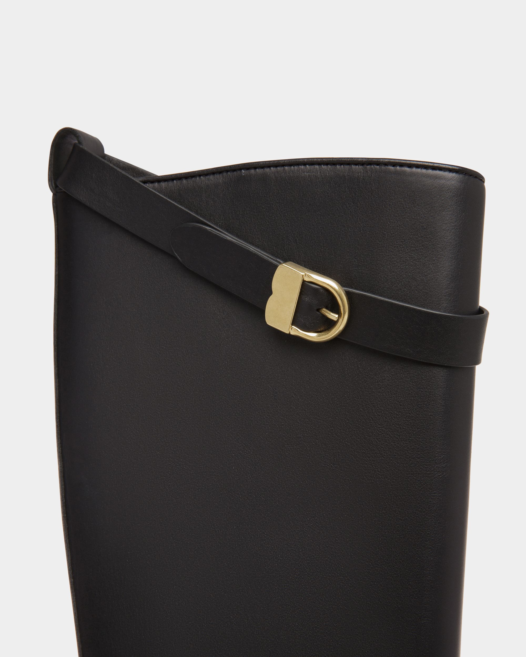 Botas Altas Frei De Piel Negra - Mujer - Bally - 05