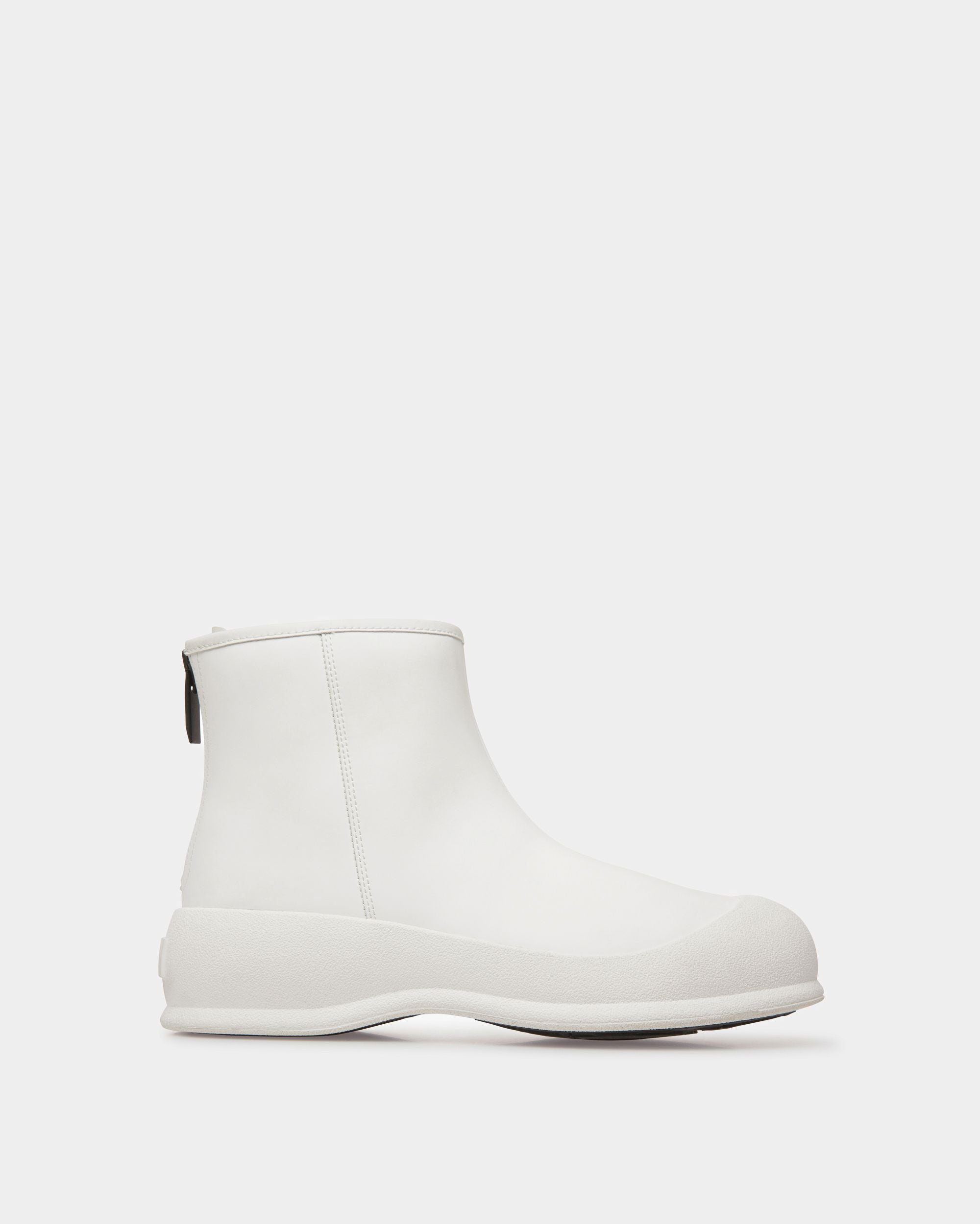 Botas Frei De Piel Laminada De Goma Blanca - Mujer - Bally - 01