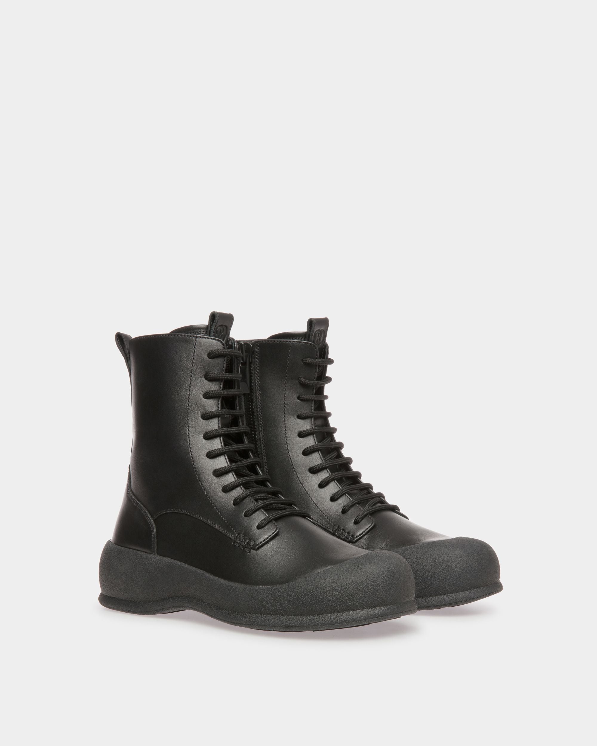 Botas Frei De Piel Negra - Mujer - Bally - 02