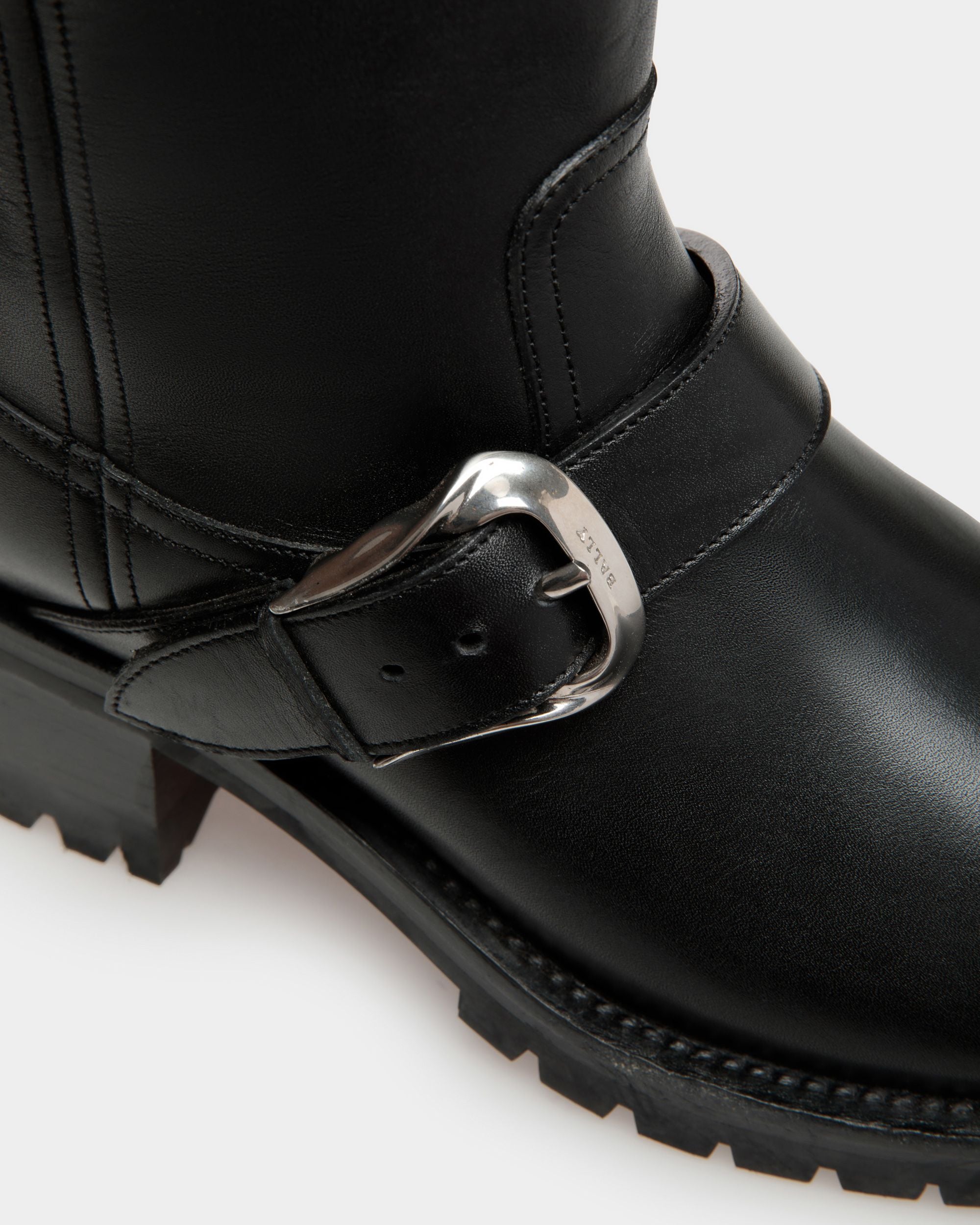 Botas Altas Ardis De Piel Negra - Mujer - Bally - 05
