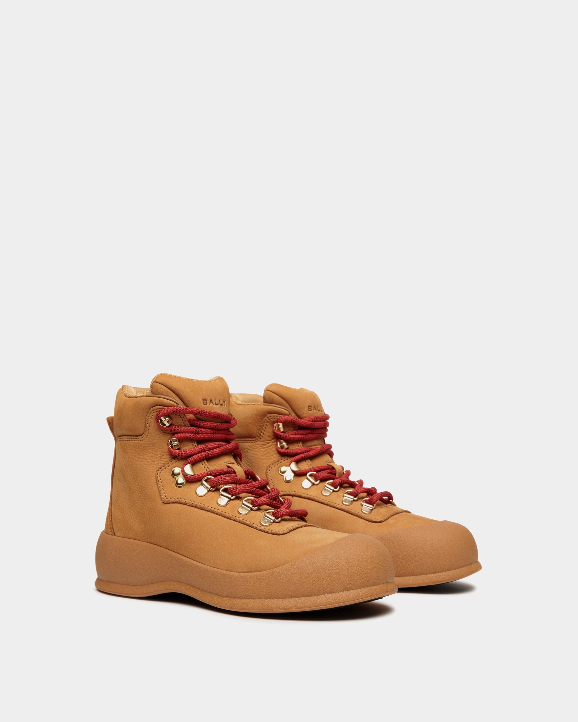 Frei Bootie in Brown Suede - Women's - Bally - 03