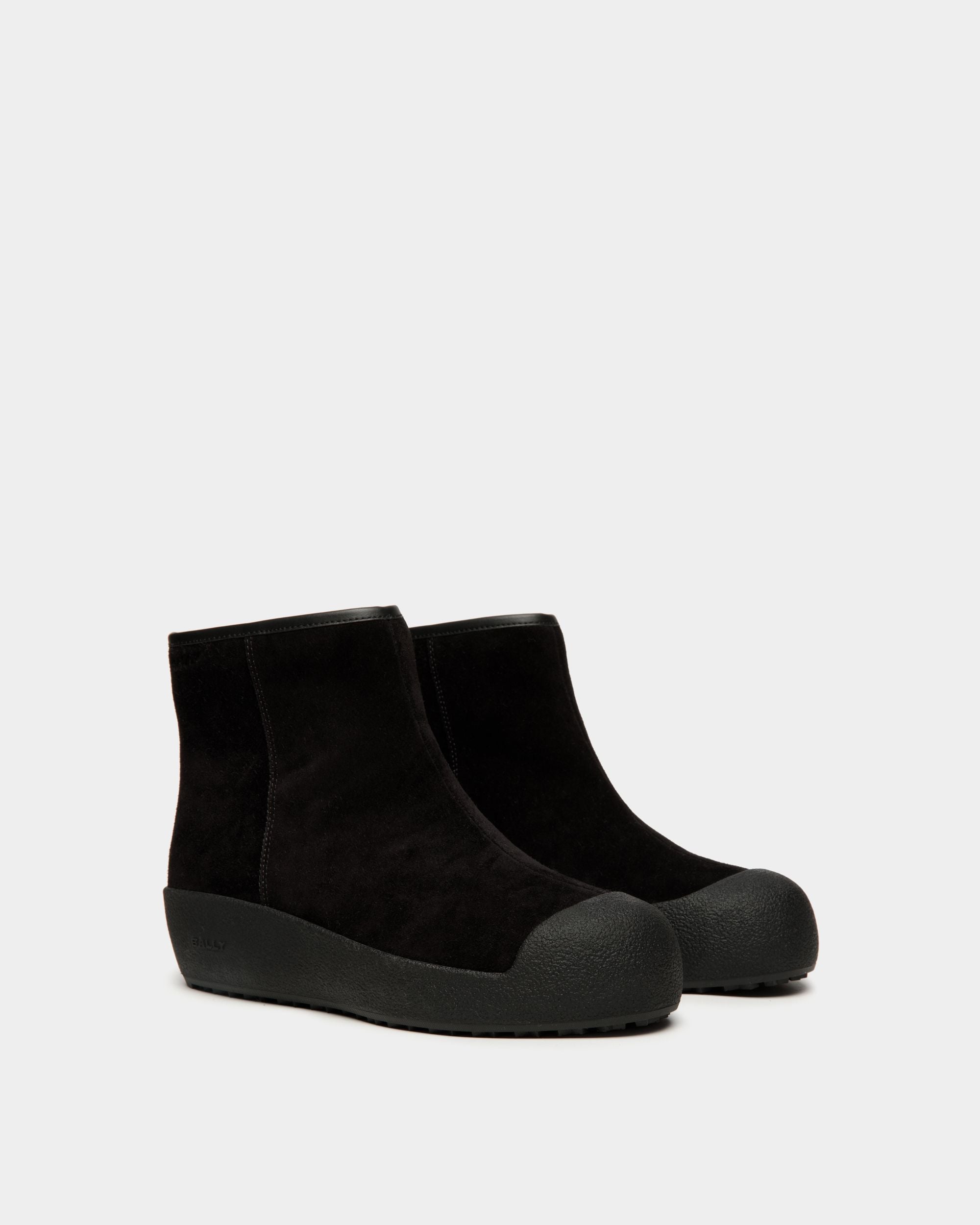 Botín Bally Curling De Ante Negro - Mujer - Bally - 02