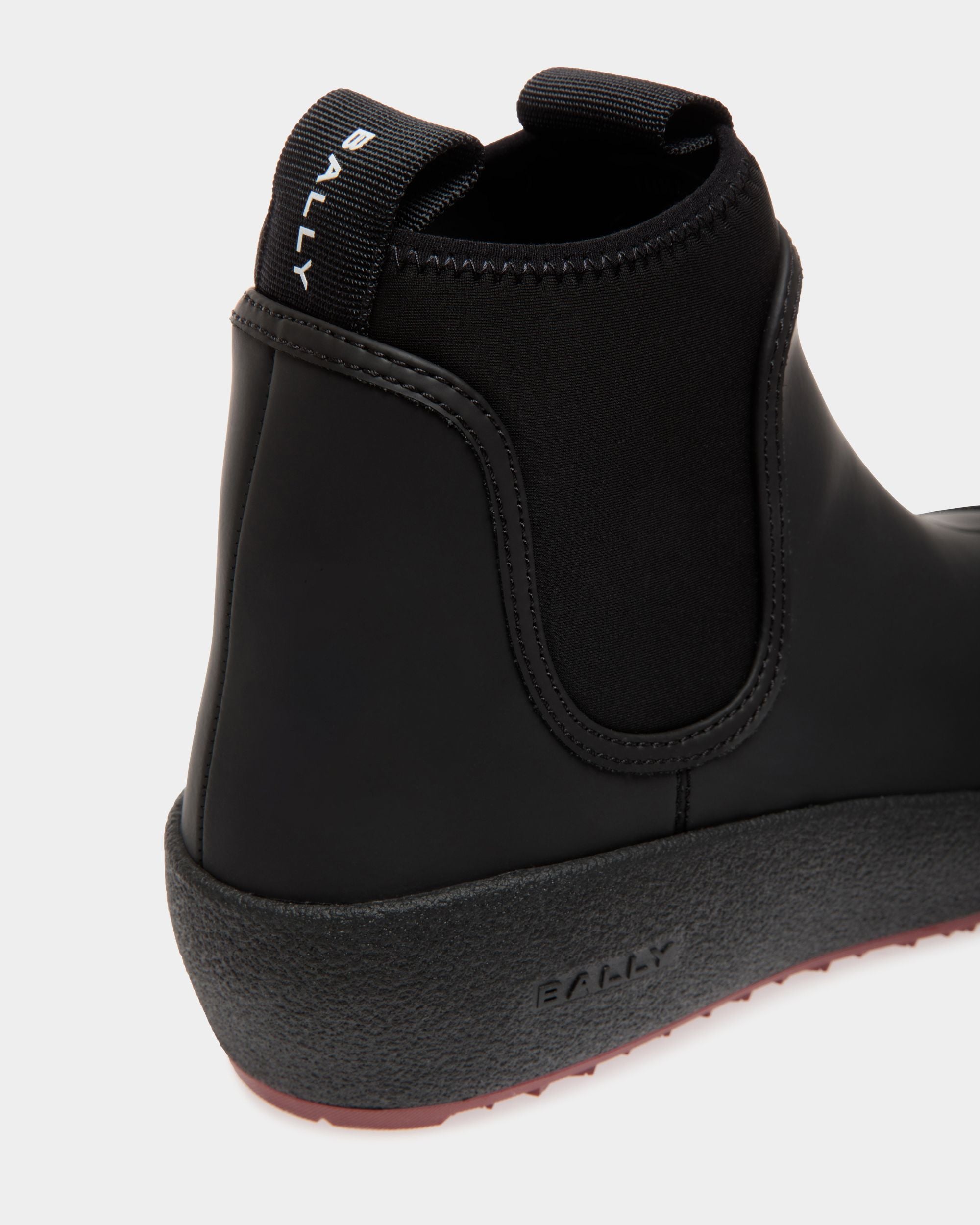 Bally Curling Booties In Black Leather - Women's - Bally - 05