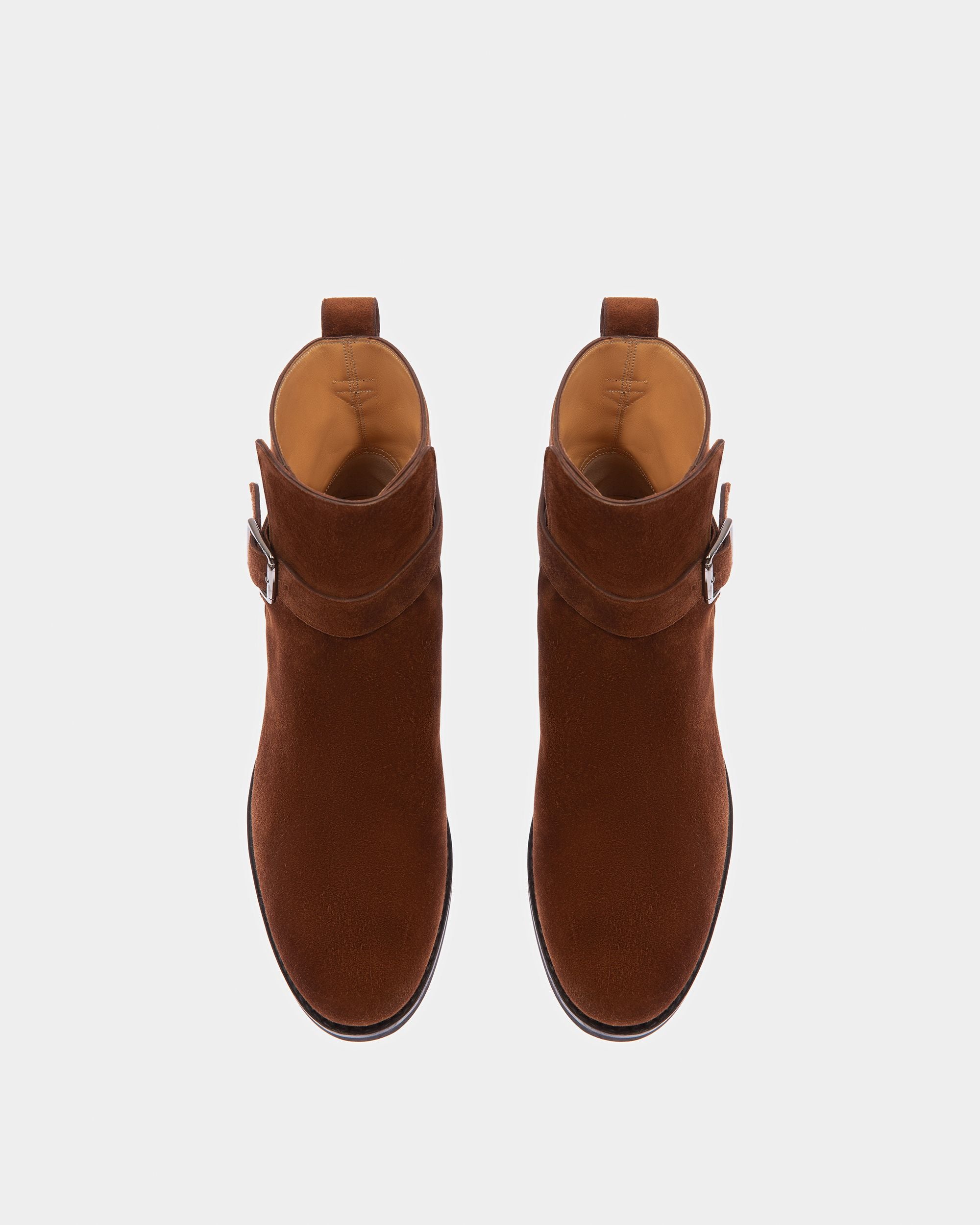 Filly Leather Boots In Brown - Women's - Bally - 02