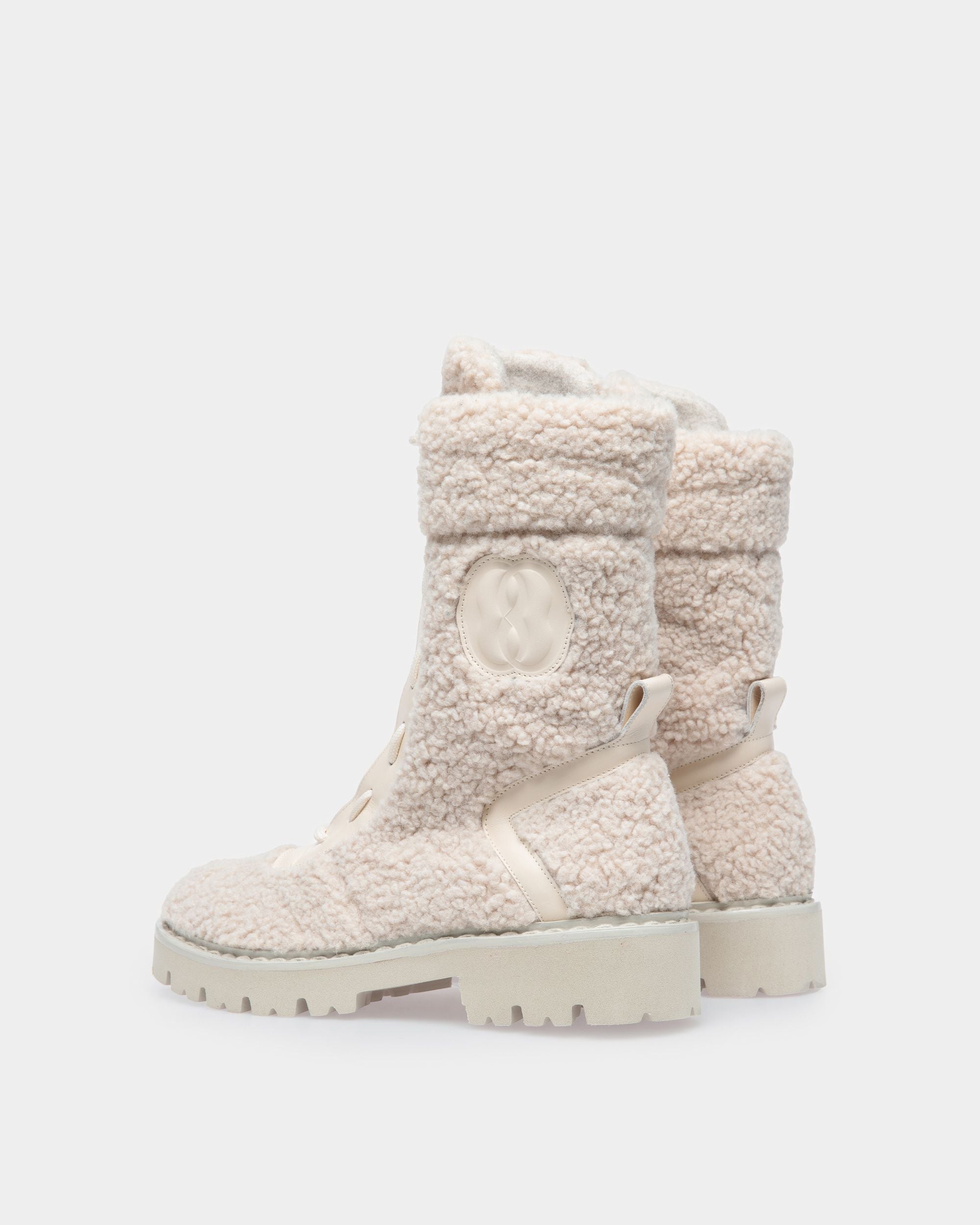 Enga Boots In Bone Leather - Women's - Bally - 03