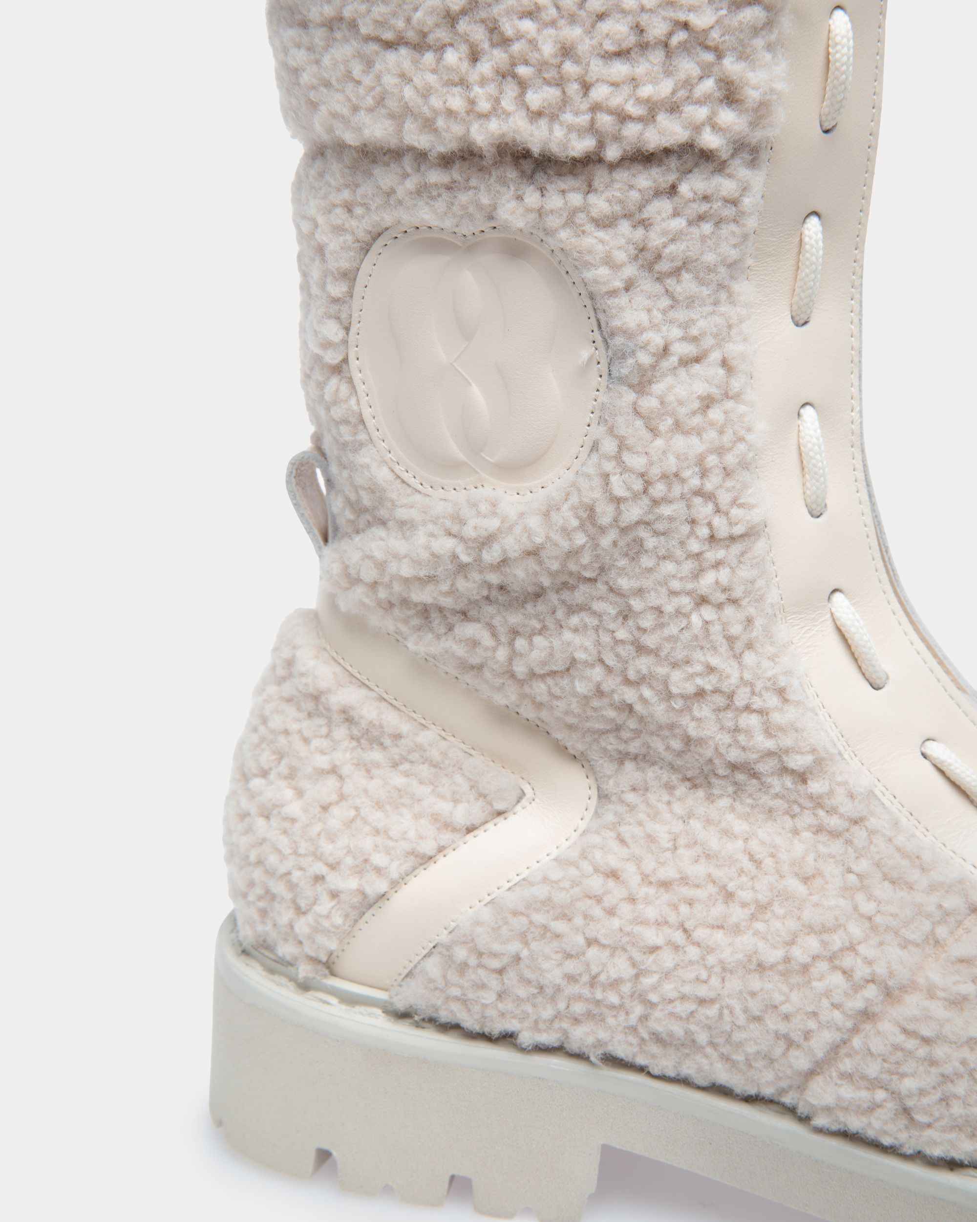 Enga Boots In Bone Leather - Women's - Bally - 04