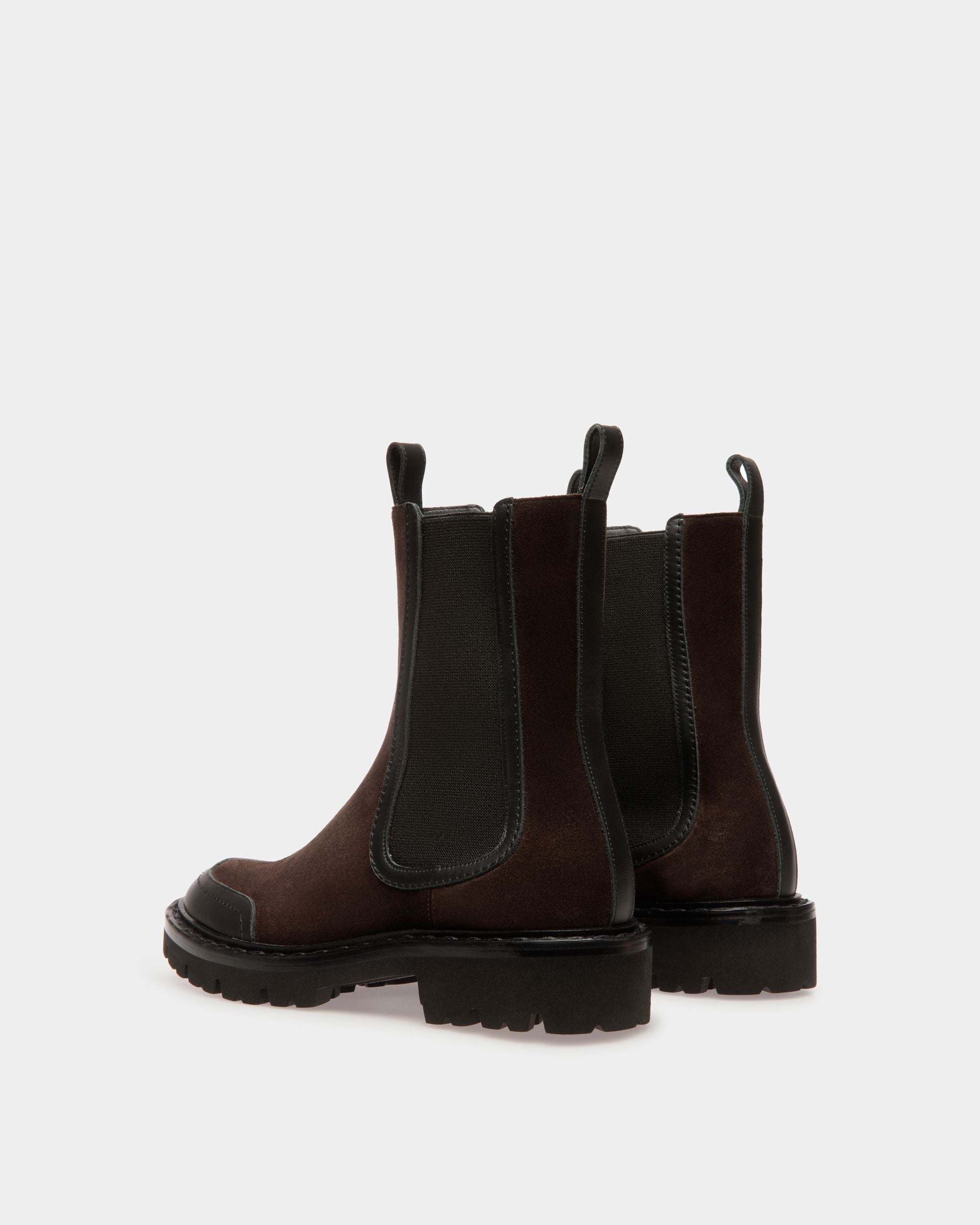 Botas Enga De Piel Marrón - Mujer - Bally - 04