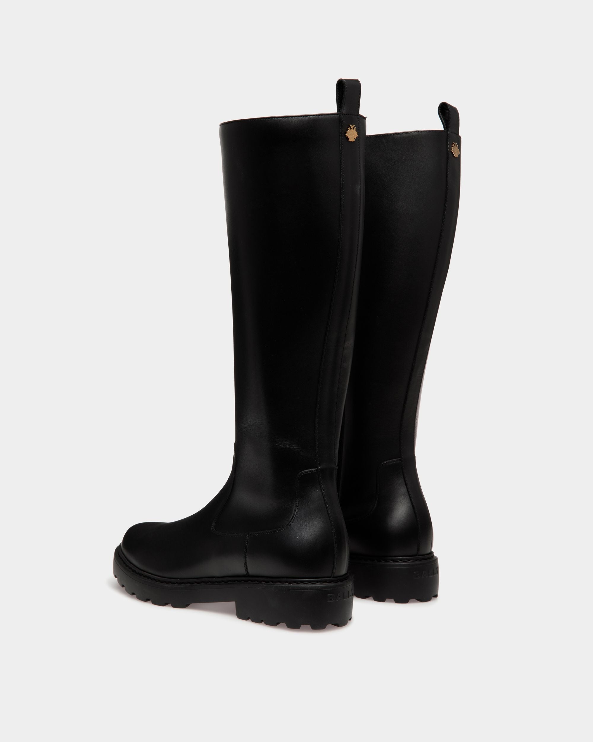 Bota Gusto De Piel Negra - Mujer - Bally - 03