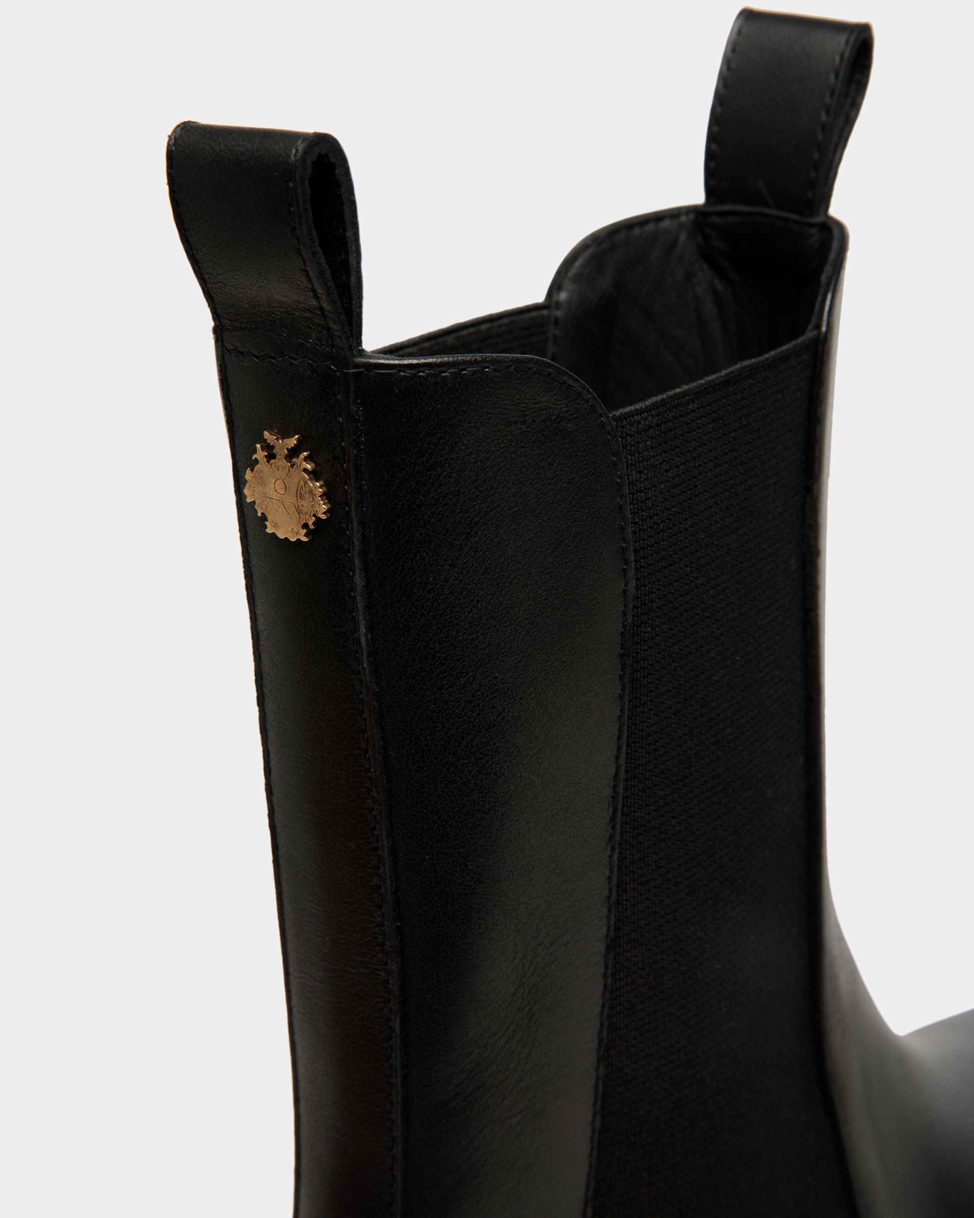 Botín Gusto De Piel Negra - Mujer - Bally - 04