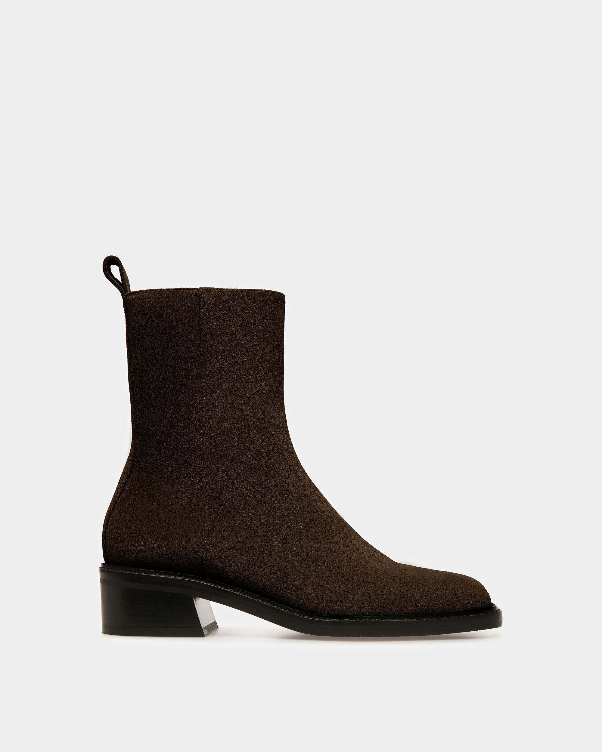 Austine Botas De Piel En Ébano - Mujer - Bally - 01