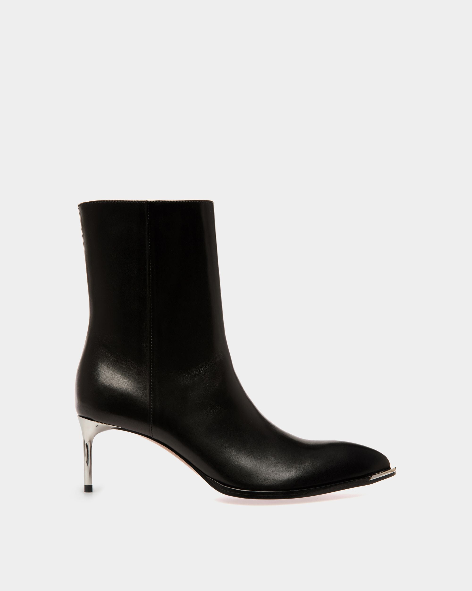 Botas Hannika De Piel Negra - Mujer - Bally - 01
