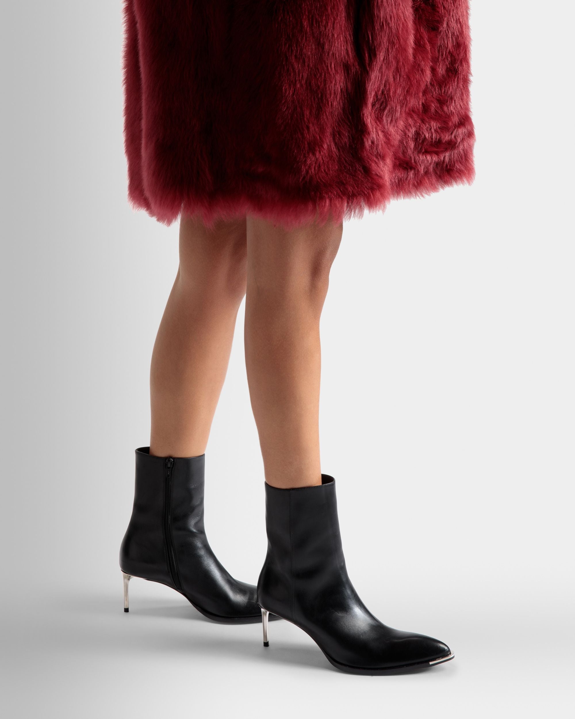 Botas Hannika De Piel Negra - Mujer - Bally - 02