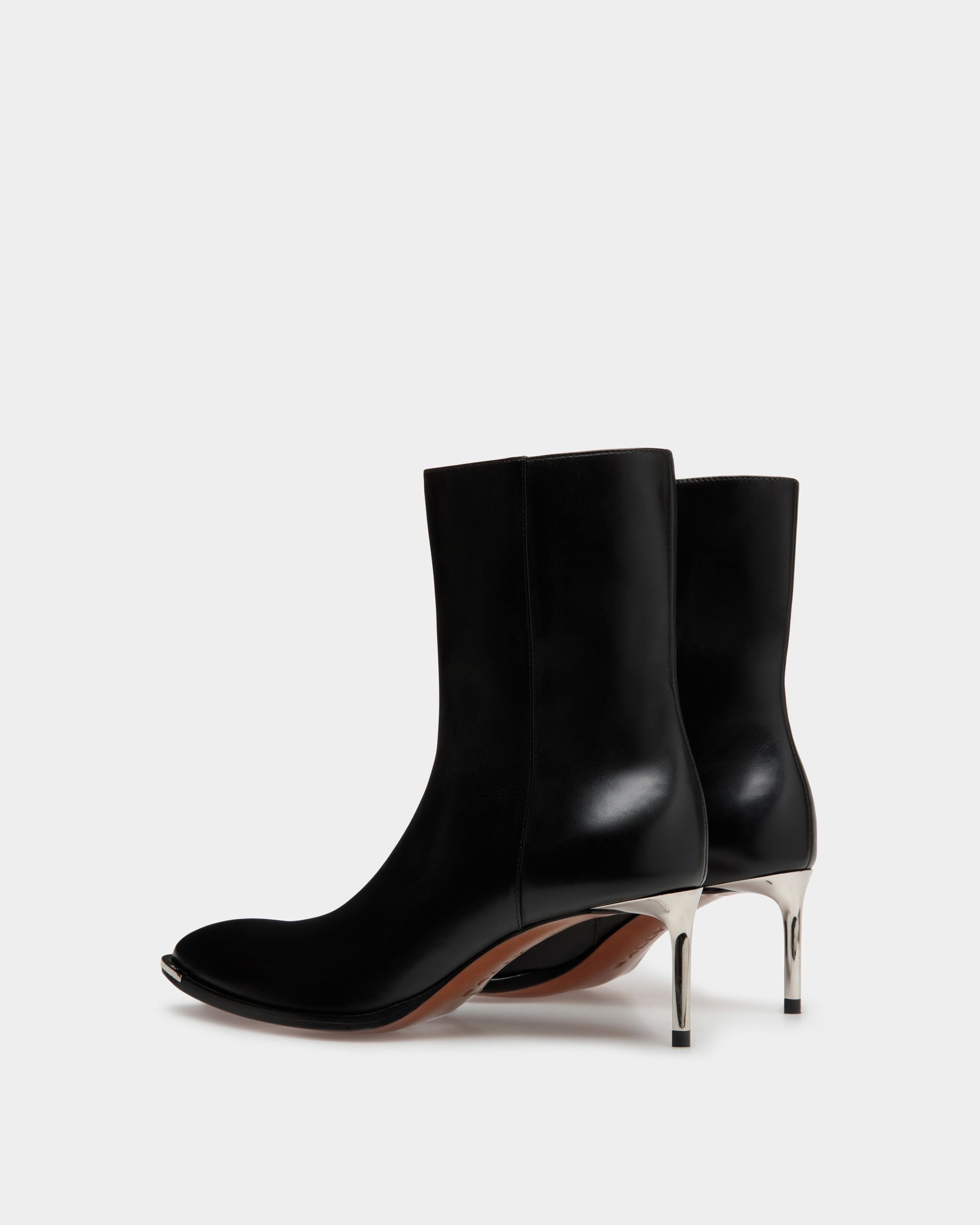 Botas Hannika De Piel Negra - Mujer - Bally - 04