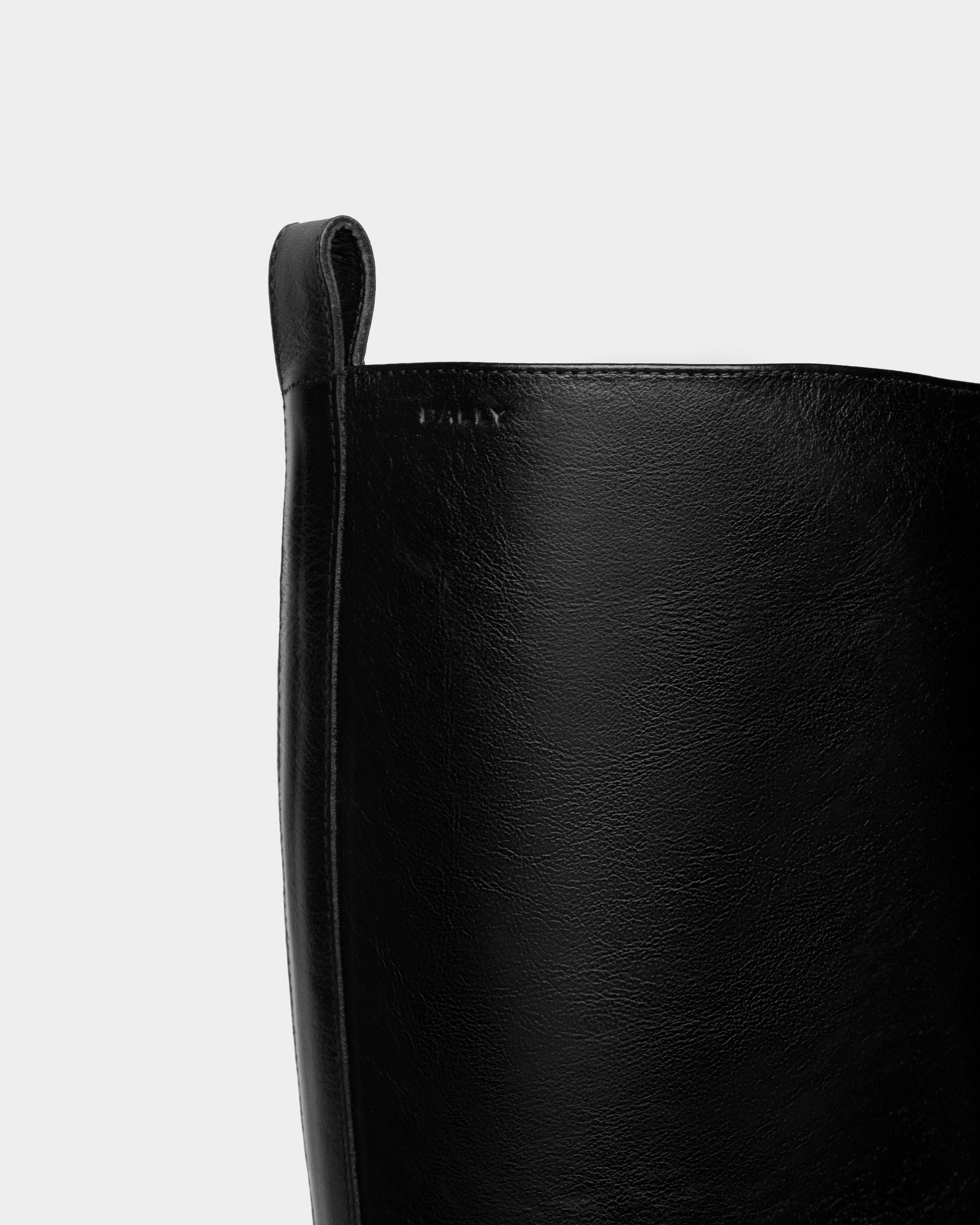 Bota Peggy De Piel Negra - Mujer - Bally - 05