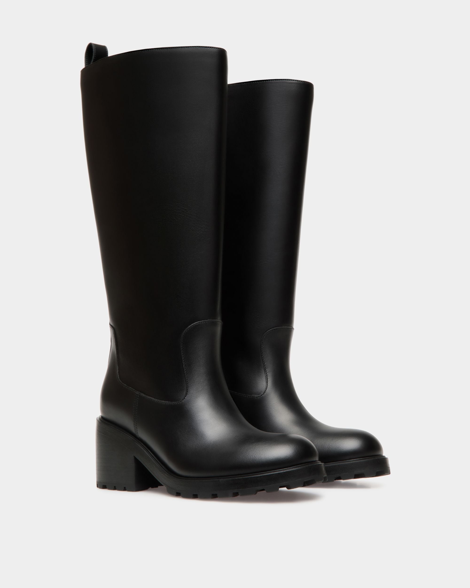 Bota Gusto De Piel Negra - Mujer - Bally - 03