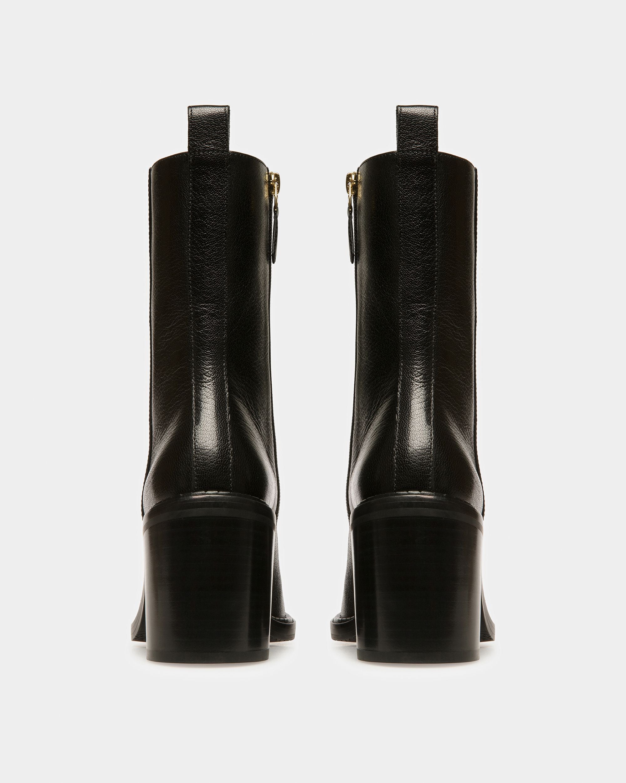 Austine Botas De Piel En Negro - Mujer - Bally - 04