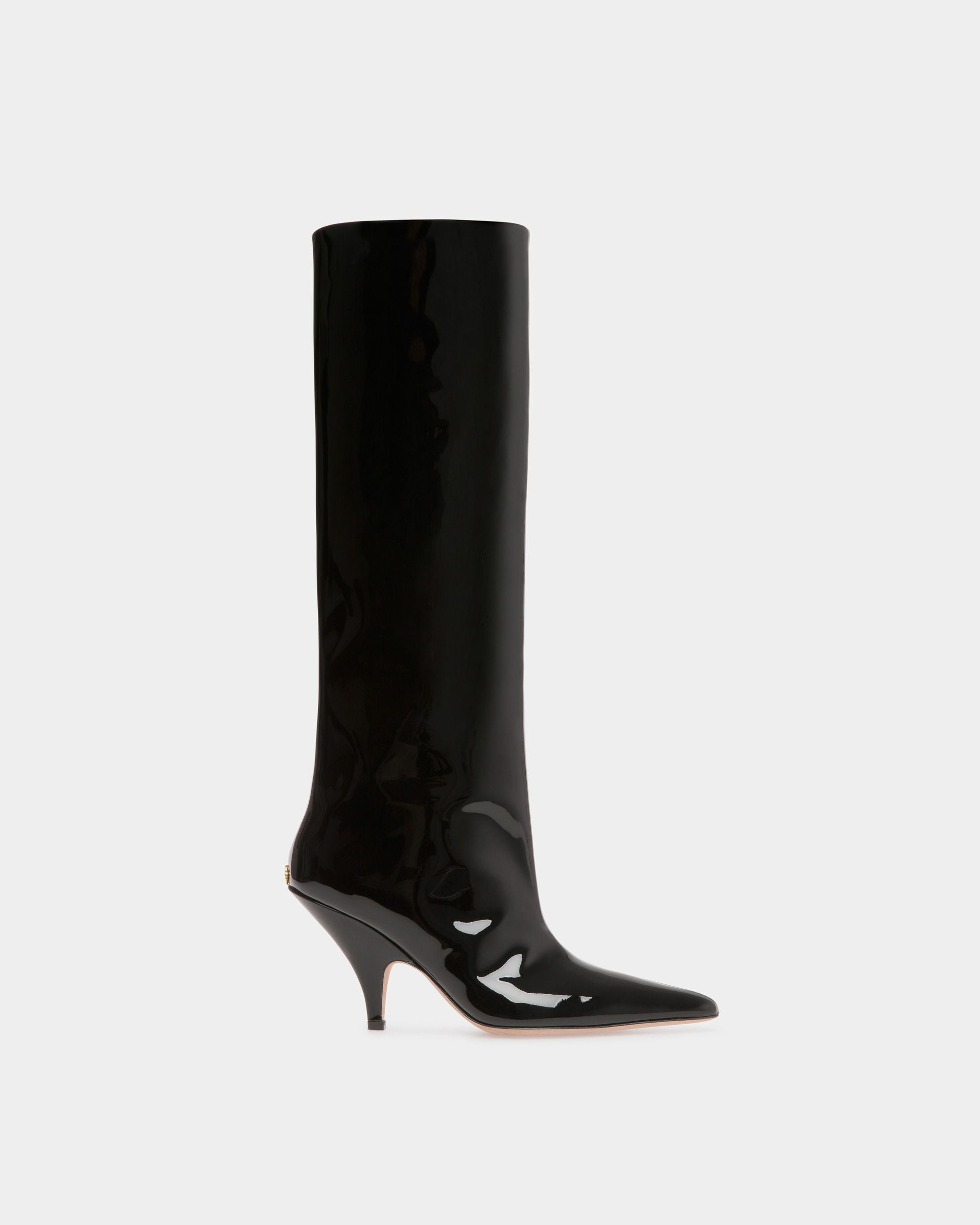 Botas Altas Katy De Piel Negra - Mujer - Bally - 01