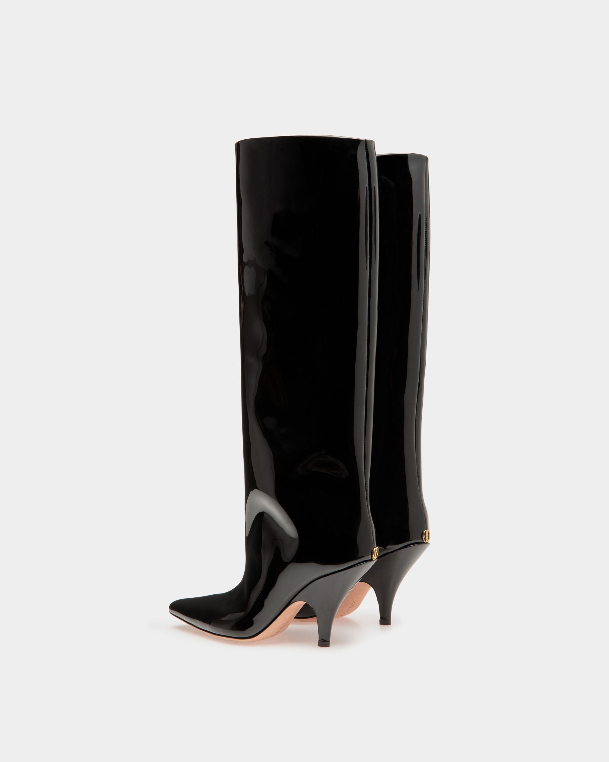 Botas Altas Katy De Piel Negra - Mujer - Bally - 04