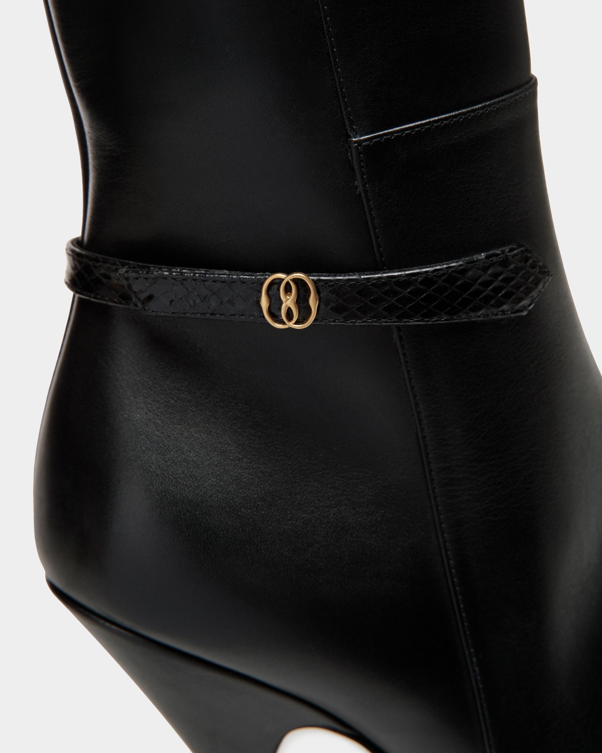 Paulina Boots In Black Leather - Women's - Bally - 05