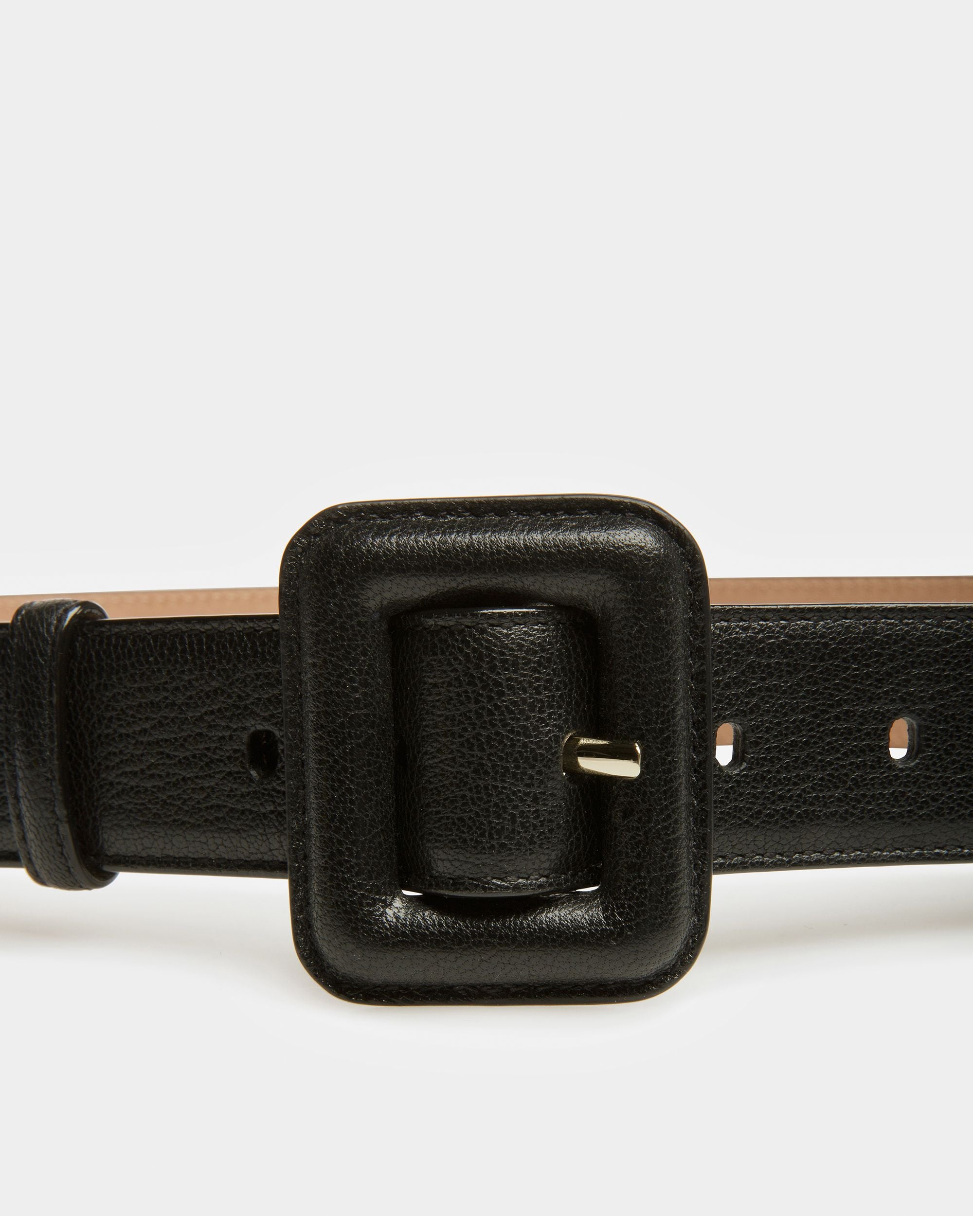 Janelle Leather Belt In Black - Women's - Bally - 03