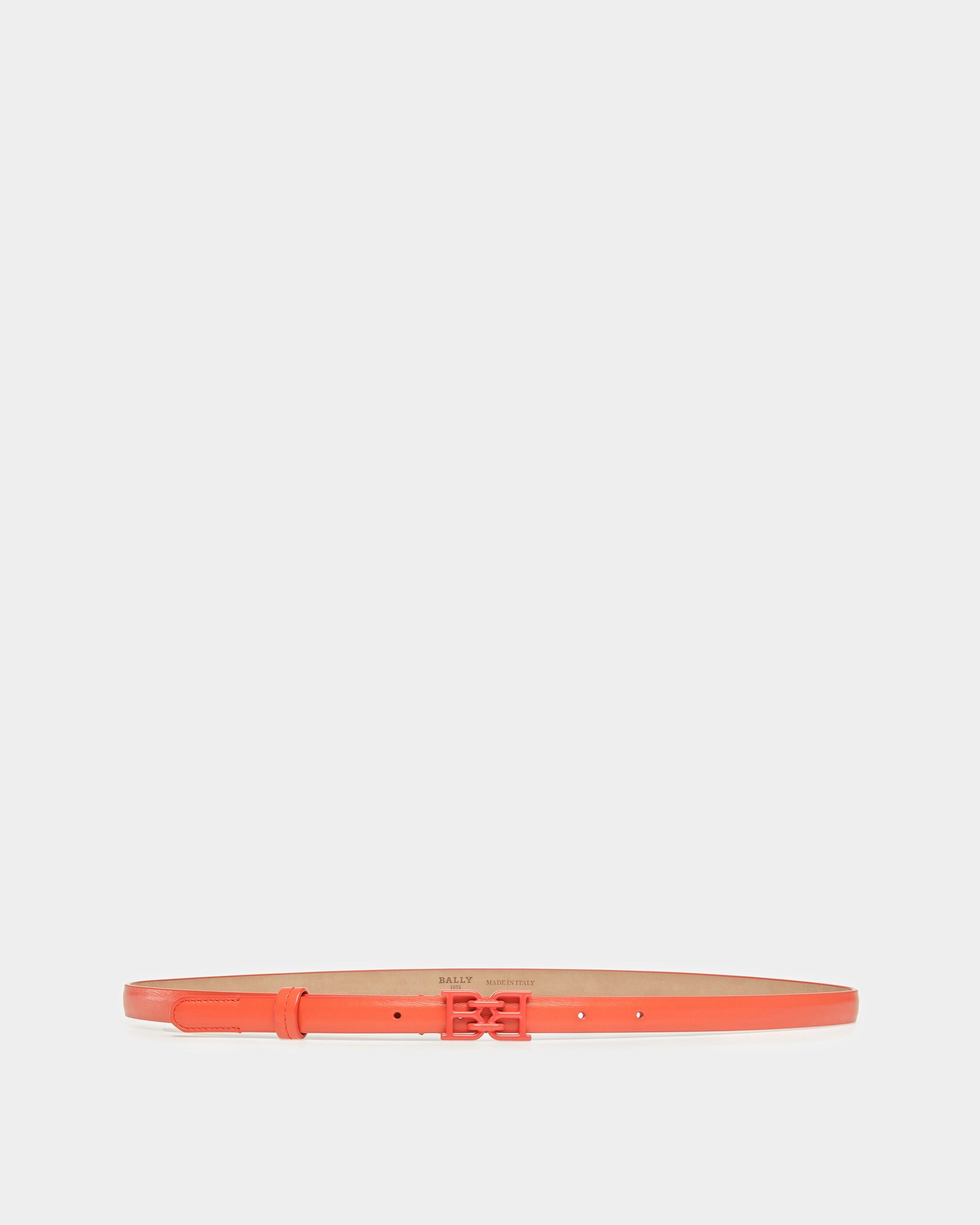 B Chain Cinturón De Piel En Naranja - Mujer - Bally - 01