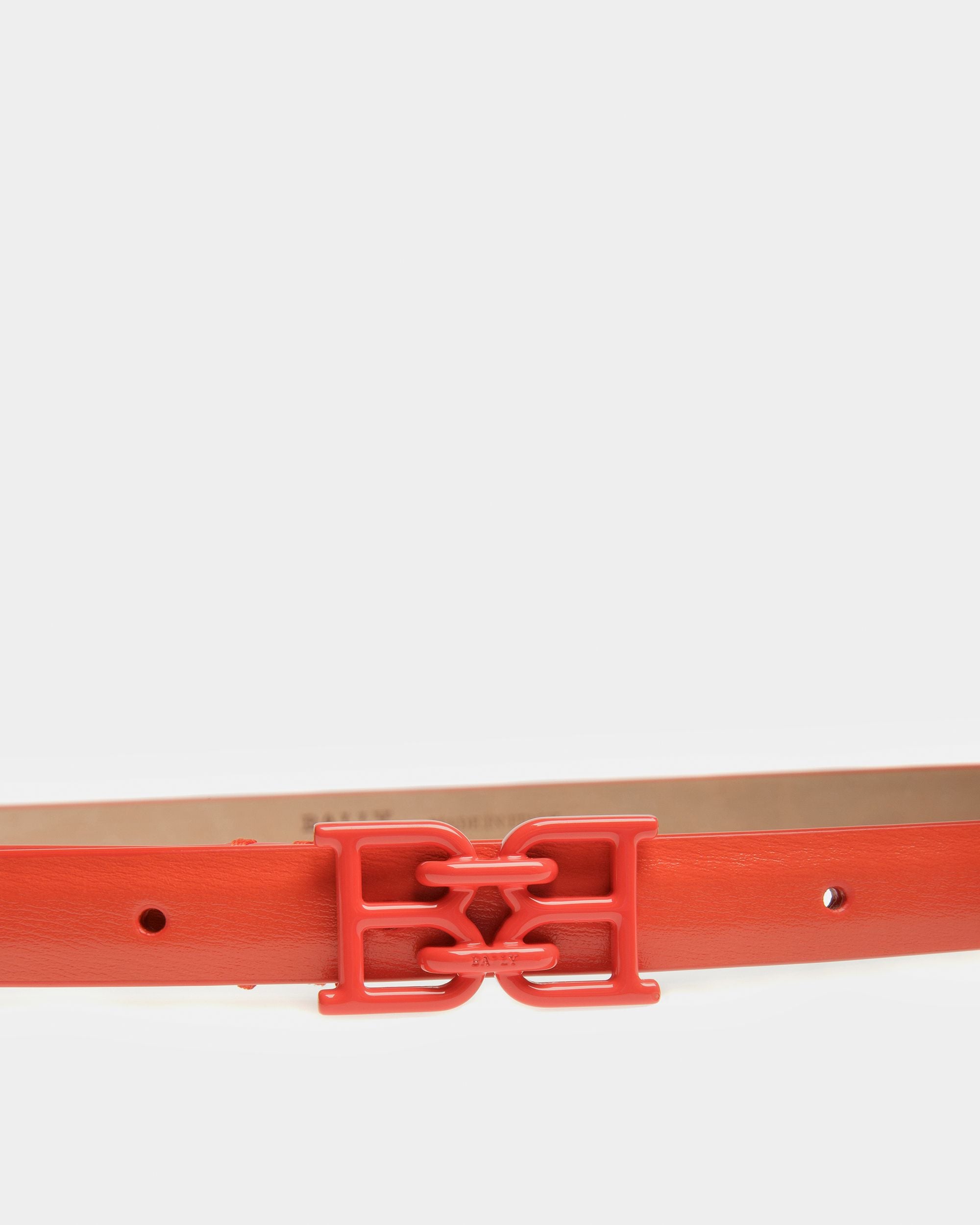 B Chain Cinturón De Piel En Naranja - Mujer - Bally - 03