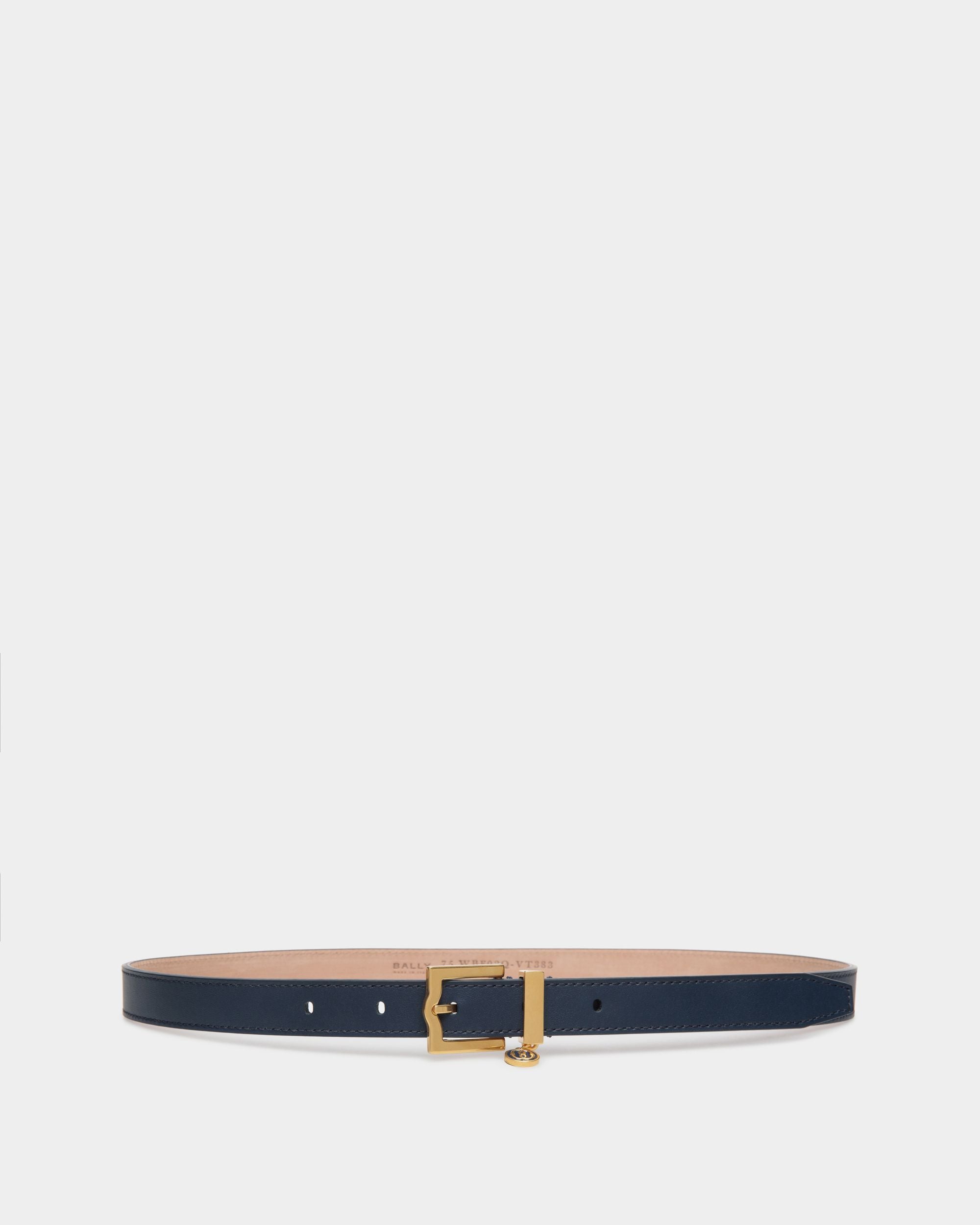 Cinturón Emblem De Piel 20 mm - Mujer - Bally - 01
