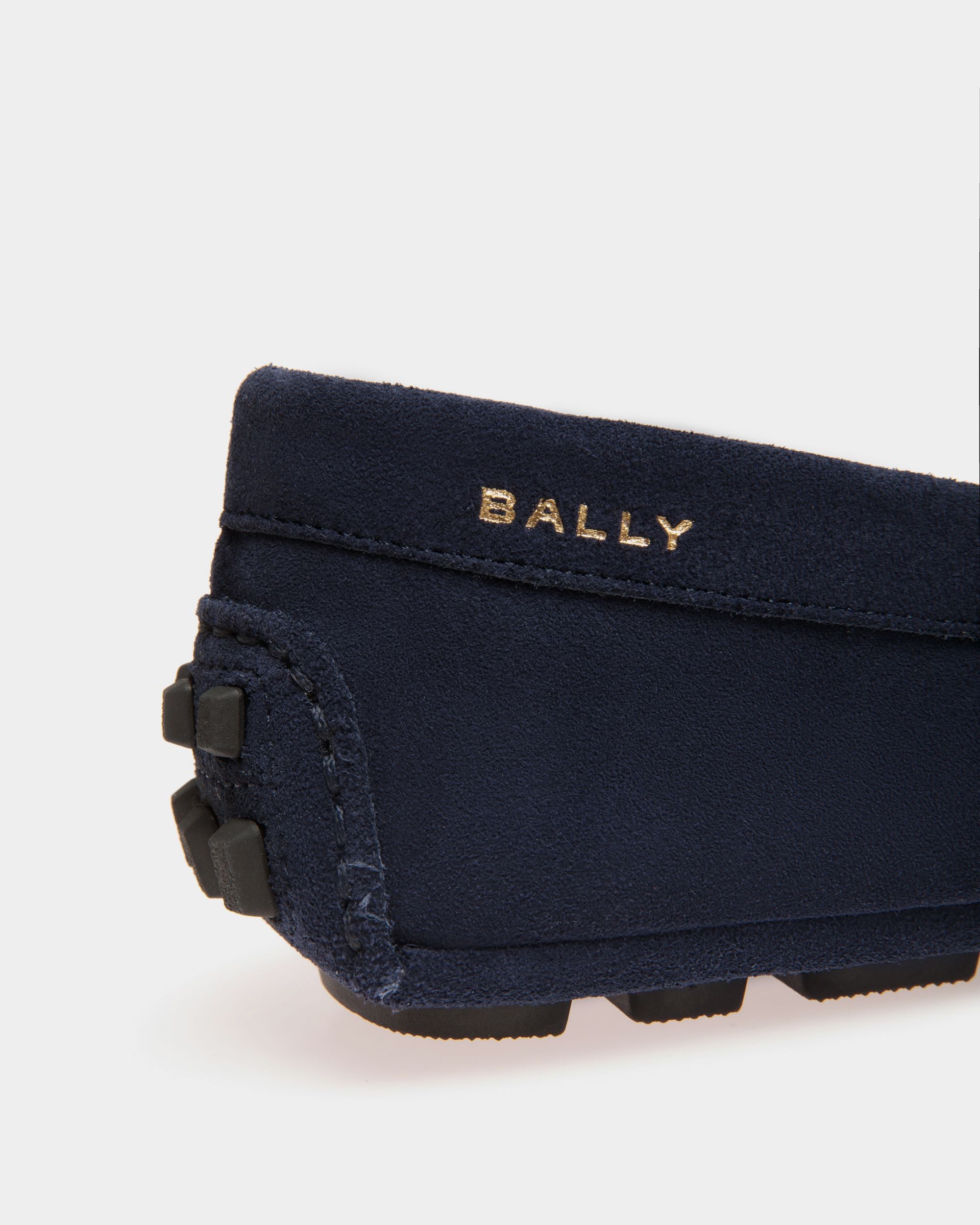 Zapato Driver Kerbs De Ante Azul - Mujer - Bally - 04