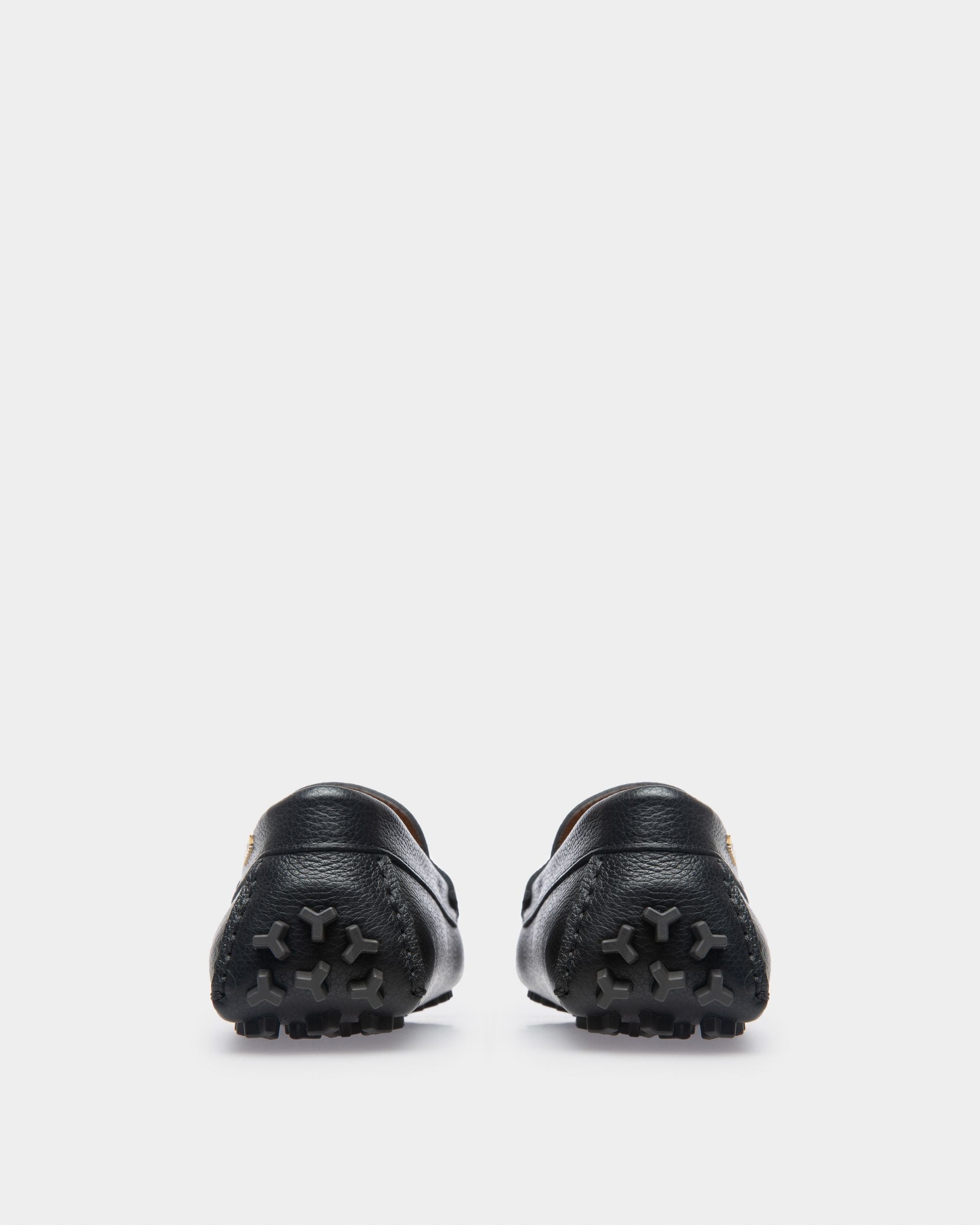 Leyla Mocasines En Cuero Negro - Mujer - Bally - 04