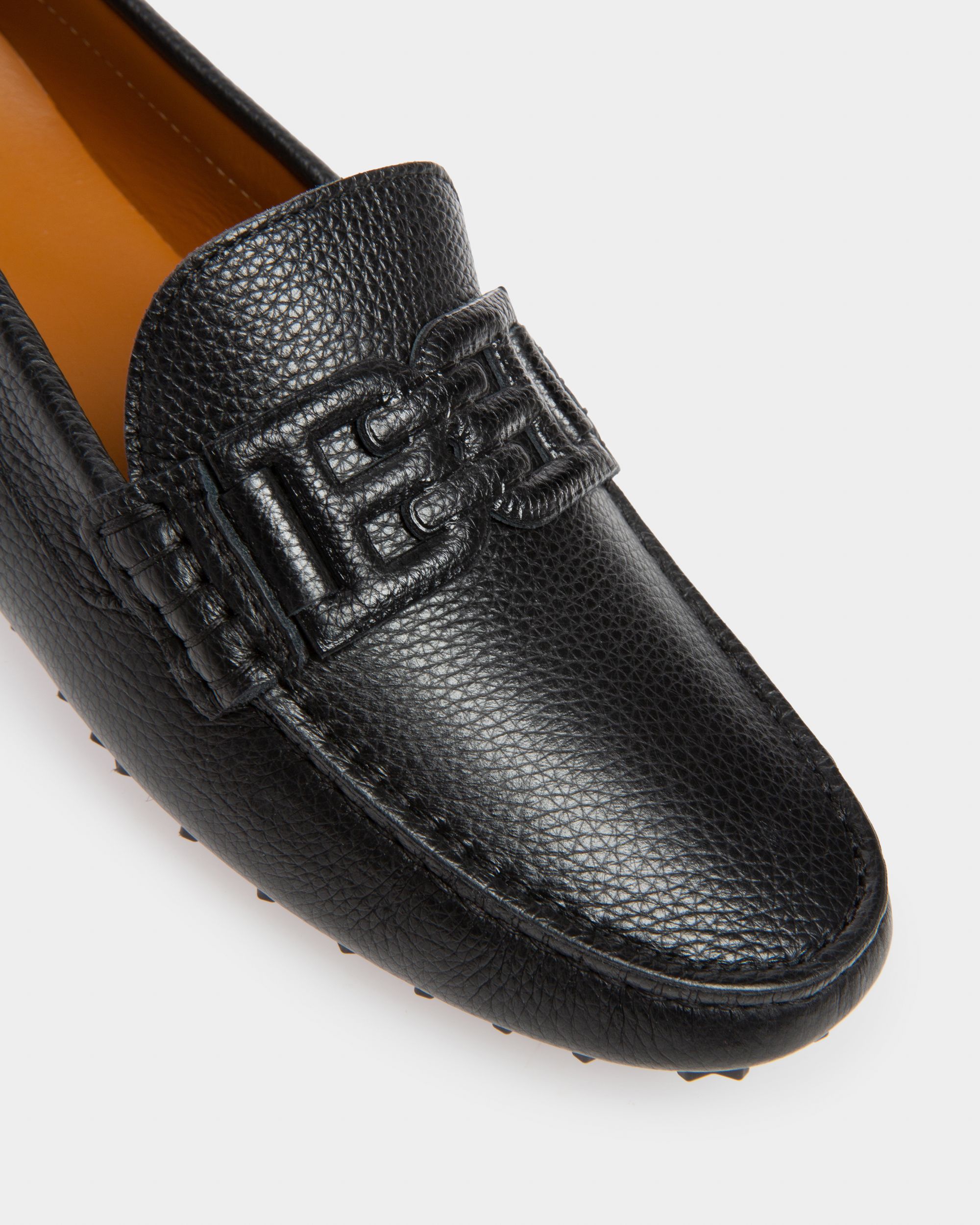 Leyla Mocasines En Cuero Negro - Mujer - Bally - 06