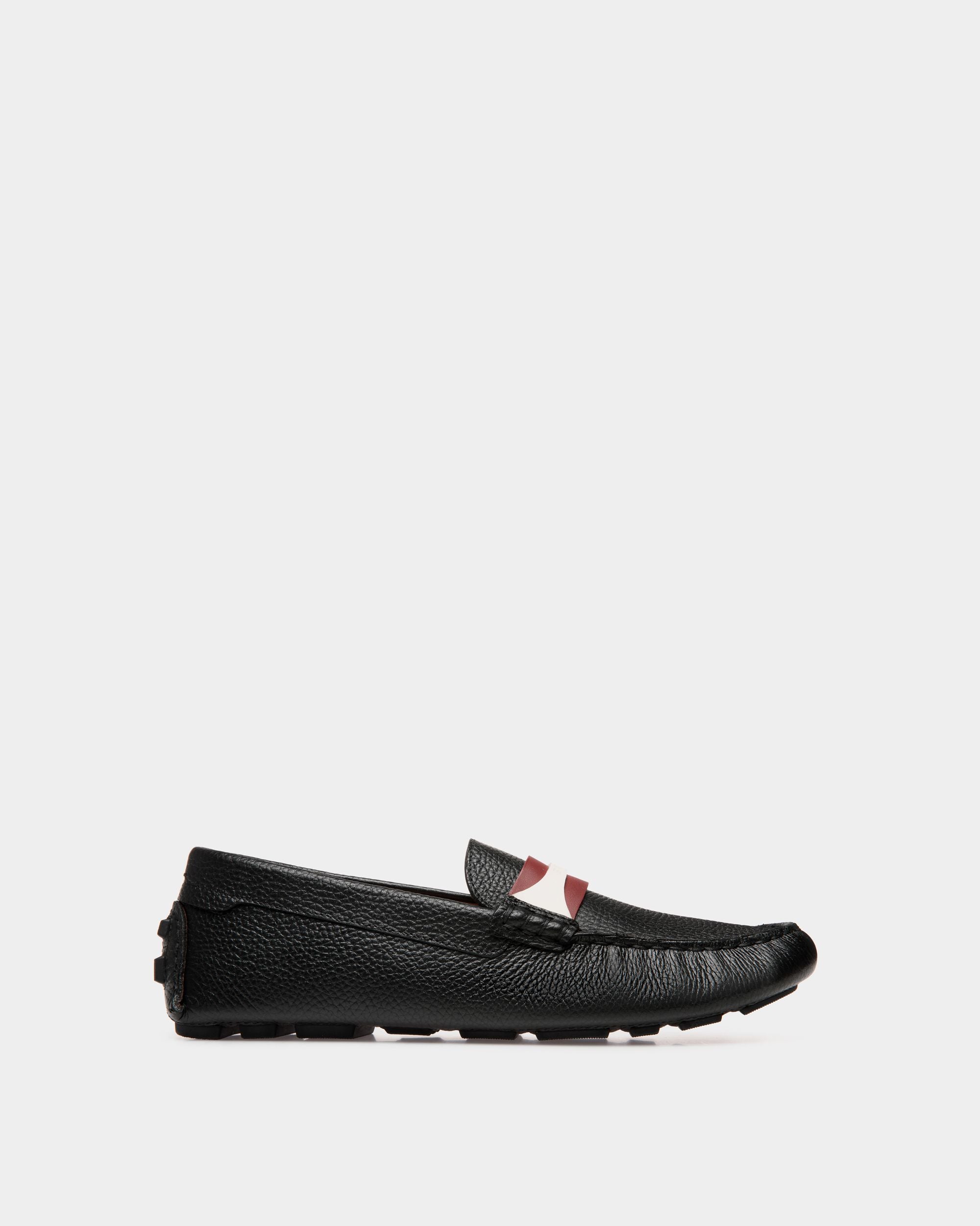 Zapato Driver Kerbs De Piel Negra - Mujer - Bally - 01