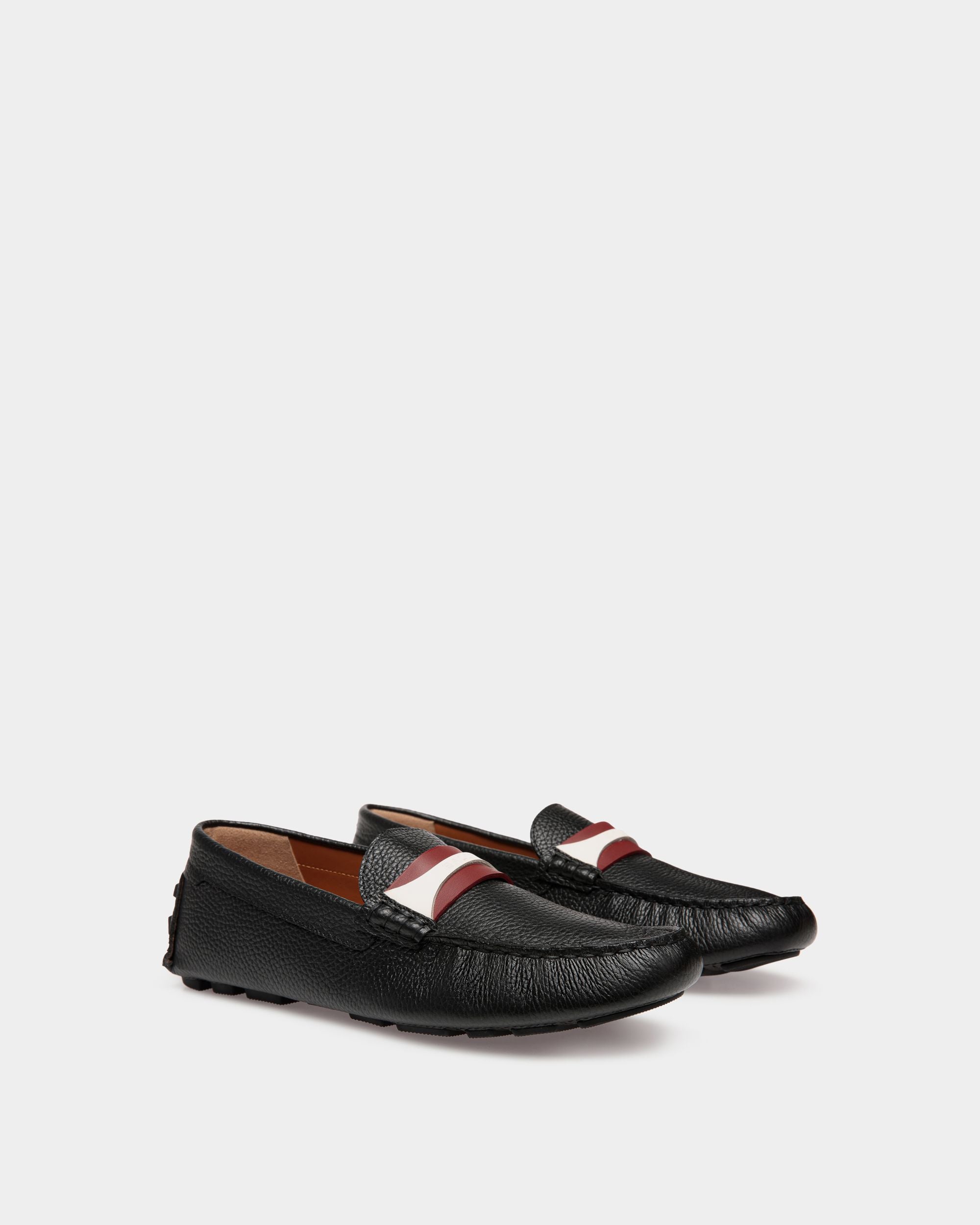 Zapato Driver Kerbs De Piel Negra - Mujer - Bally - 02