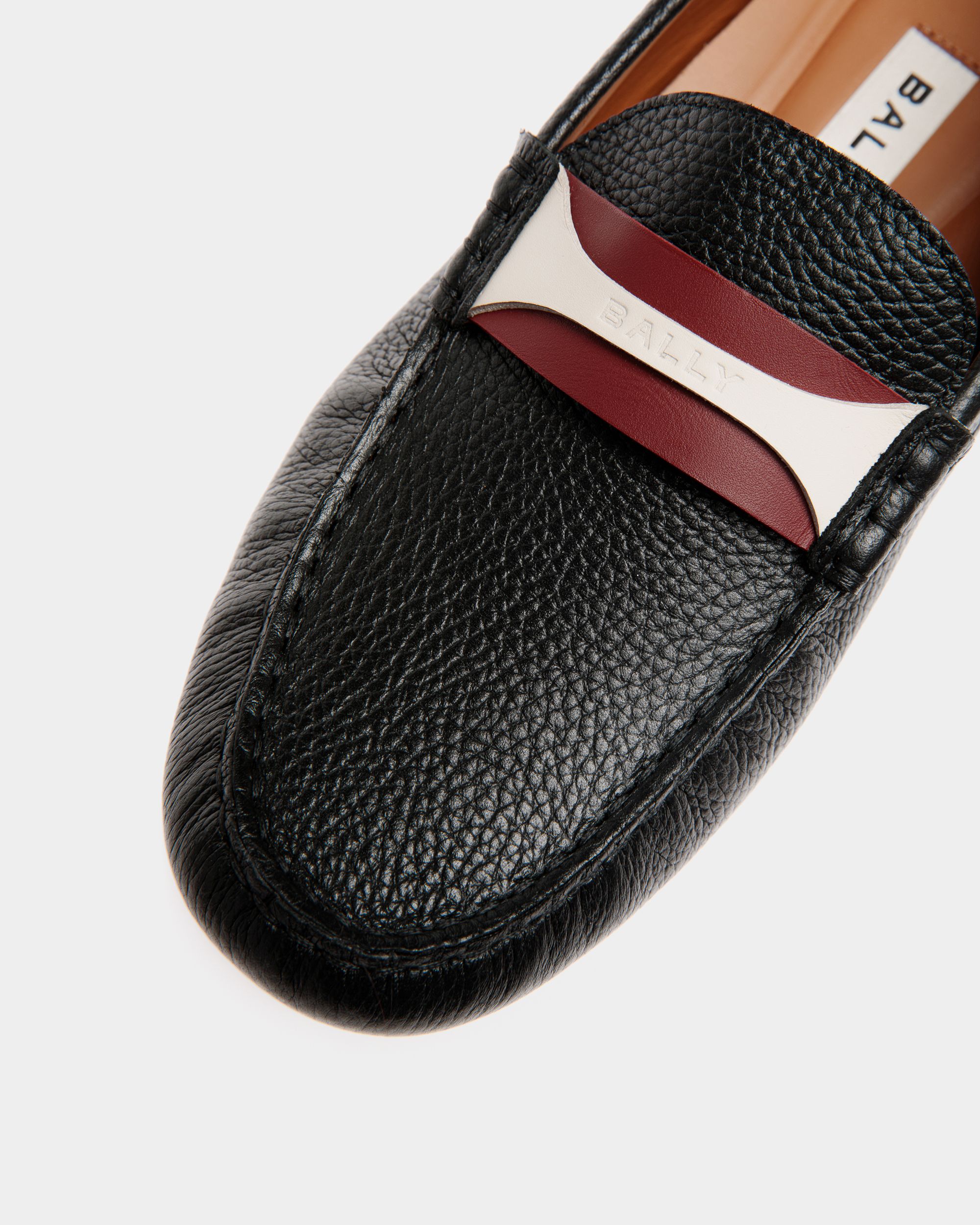 Zapato Driver Kerbs De Piel Negra - Mujer - Bally - 04