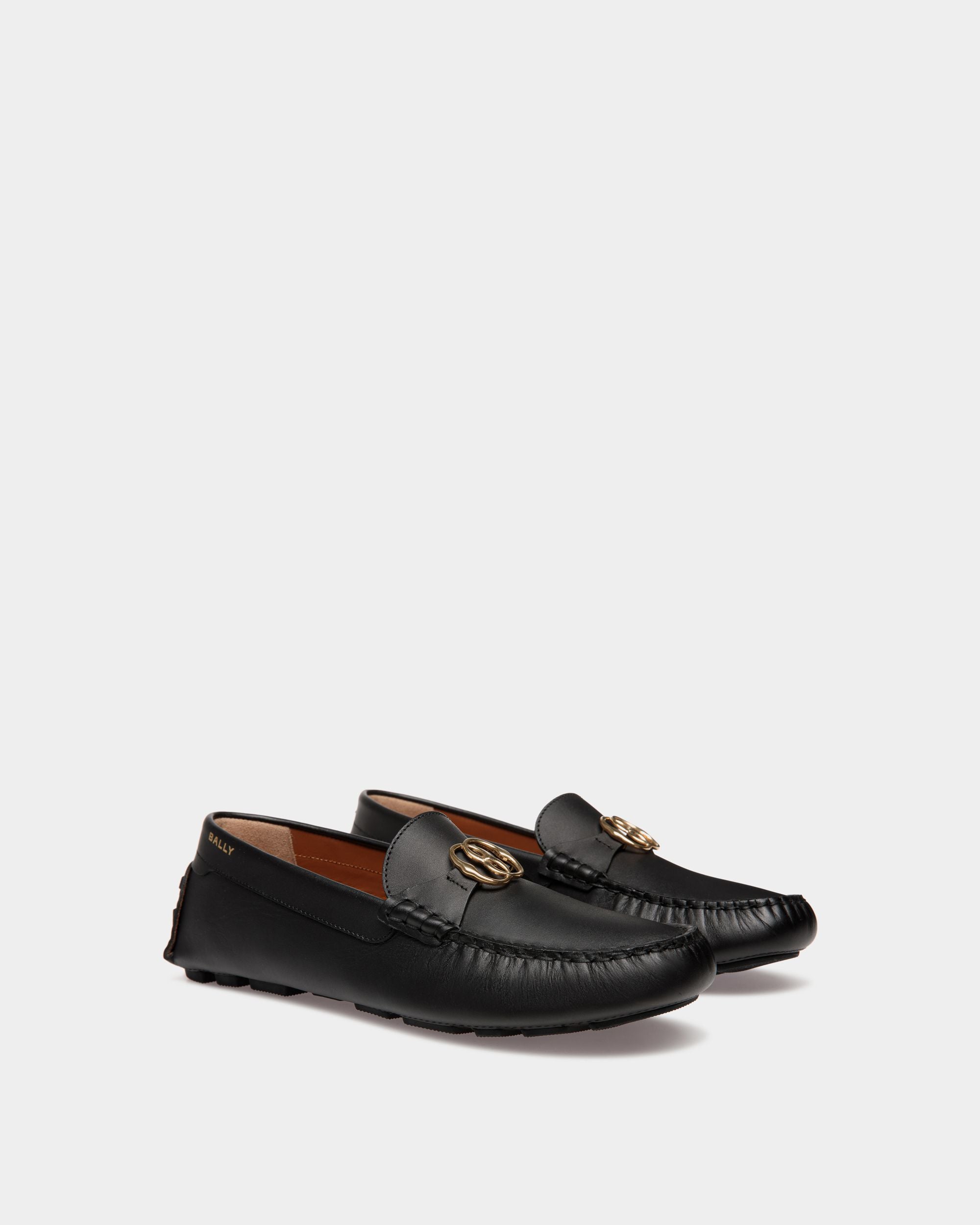 Kerbs Driver In Black Leather - Women's - Bally - 02
