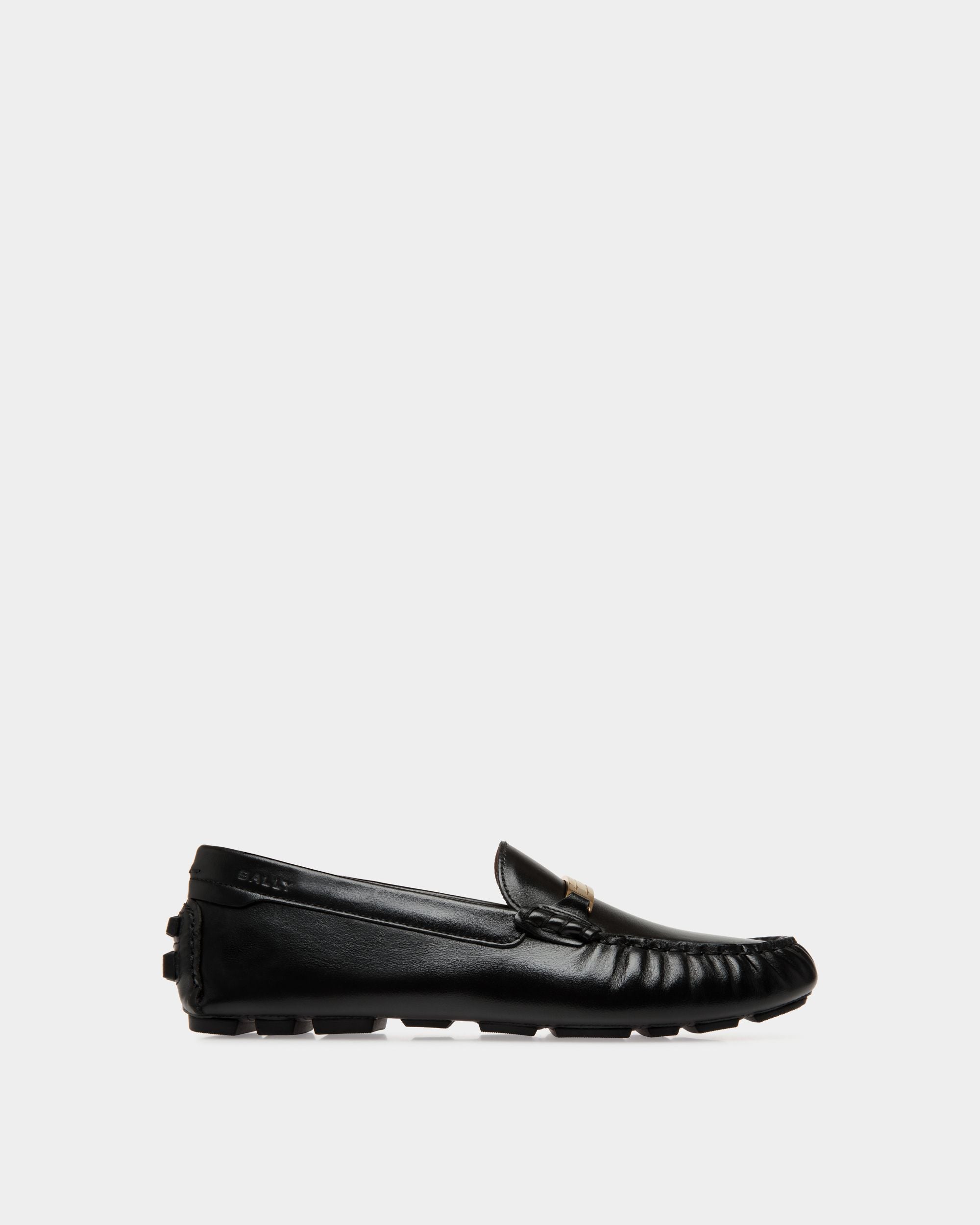 Kerbs Driver in Black Leather - Women's - Bally - 01