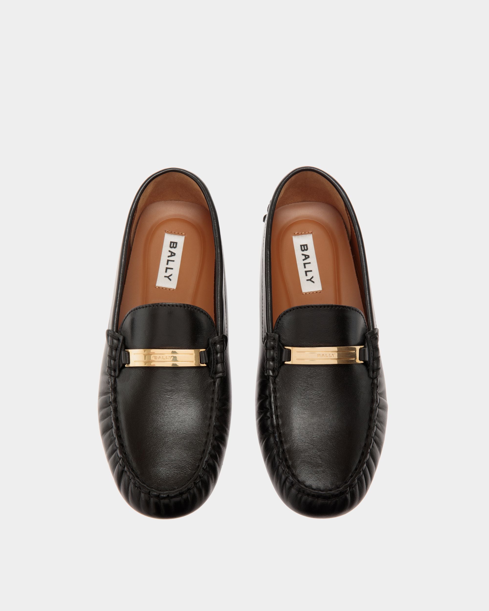 Kerbs Driver in Black Leather - Women's - Bally - 04