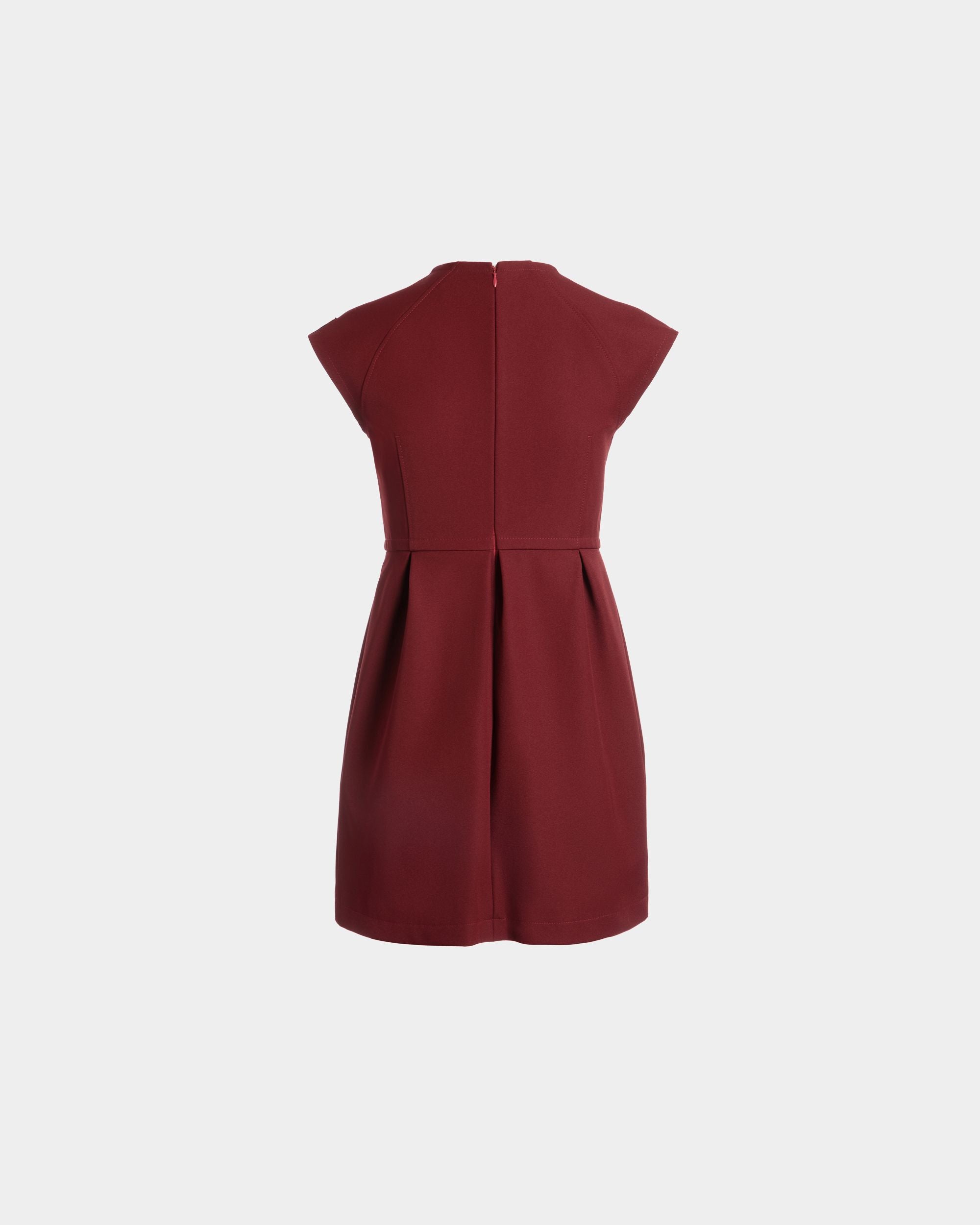 Vestido Mini De Gabardina De Nailon Heritage Red - Mujer - Bally - 07