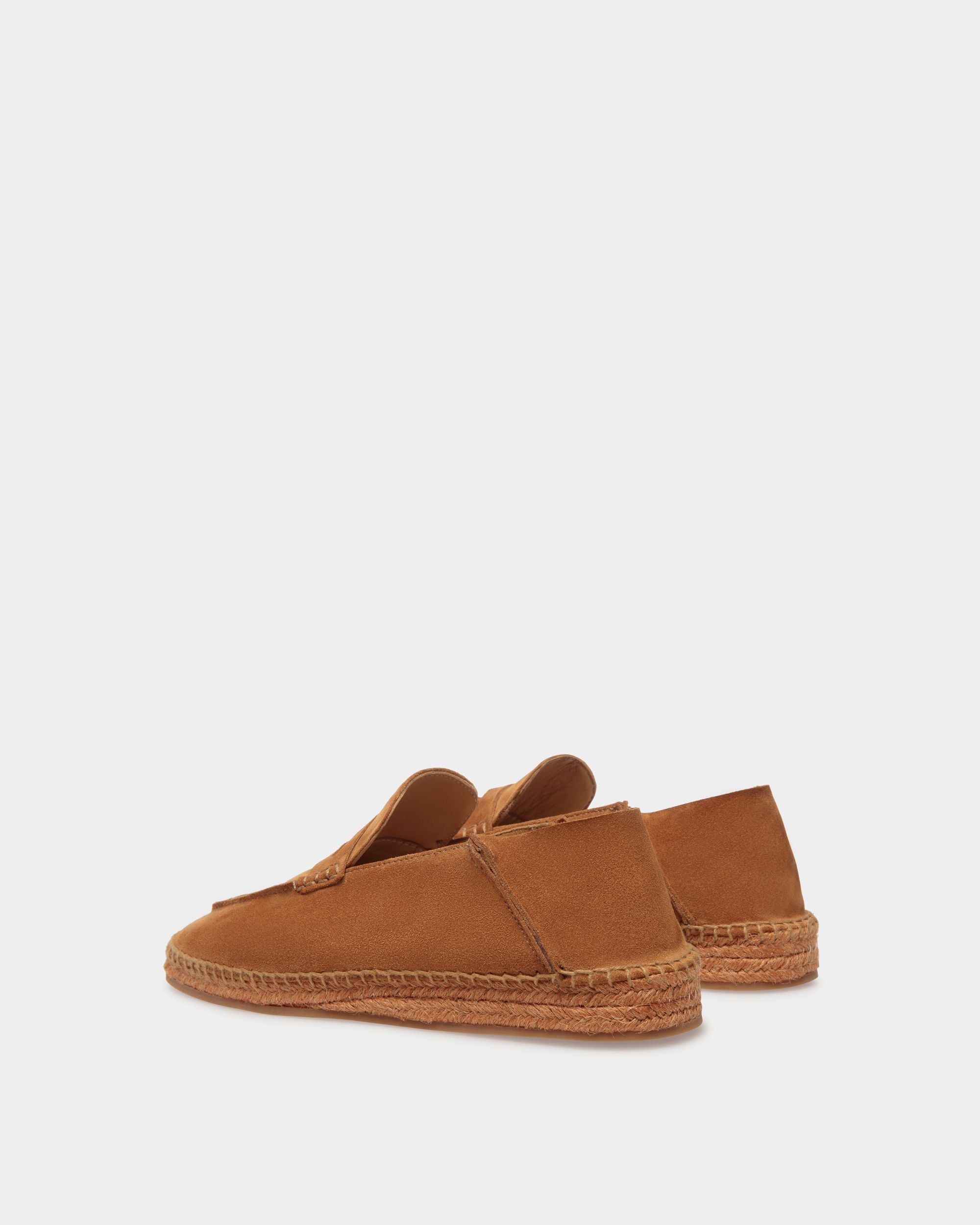 Alpargatas Karakas De Piel Color Desierto - Mujer - Bally - 04