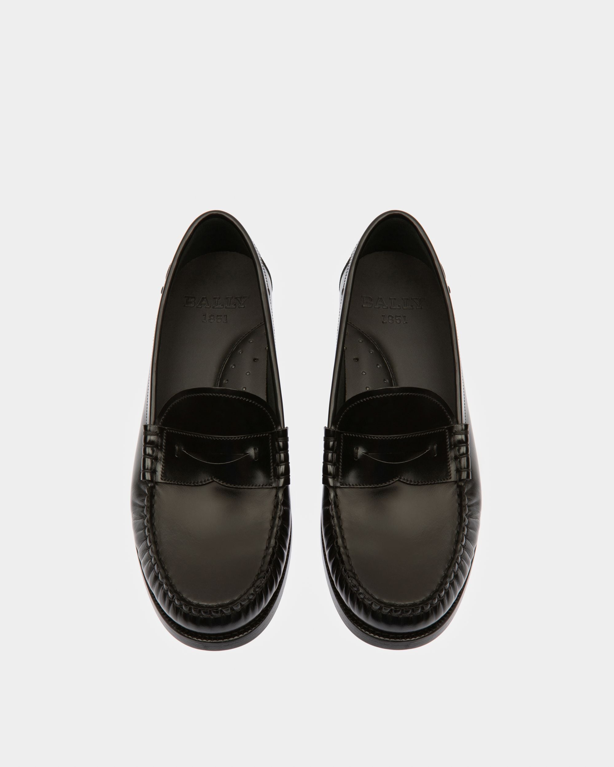 Coelo Mocasines En Piel De Color Negro - Mujer - Bally - 02