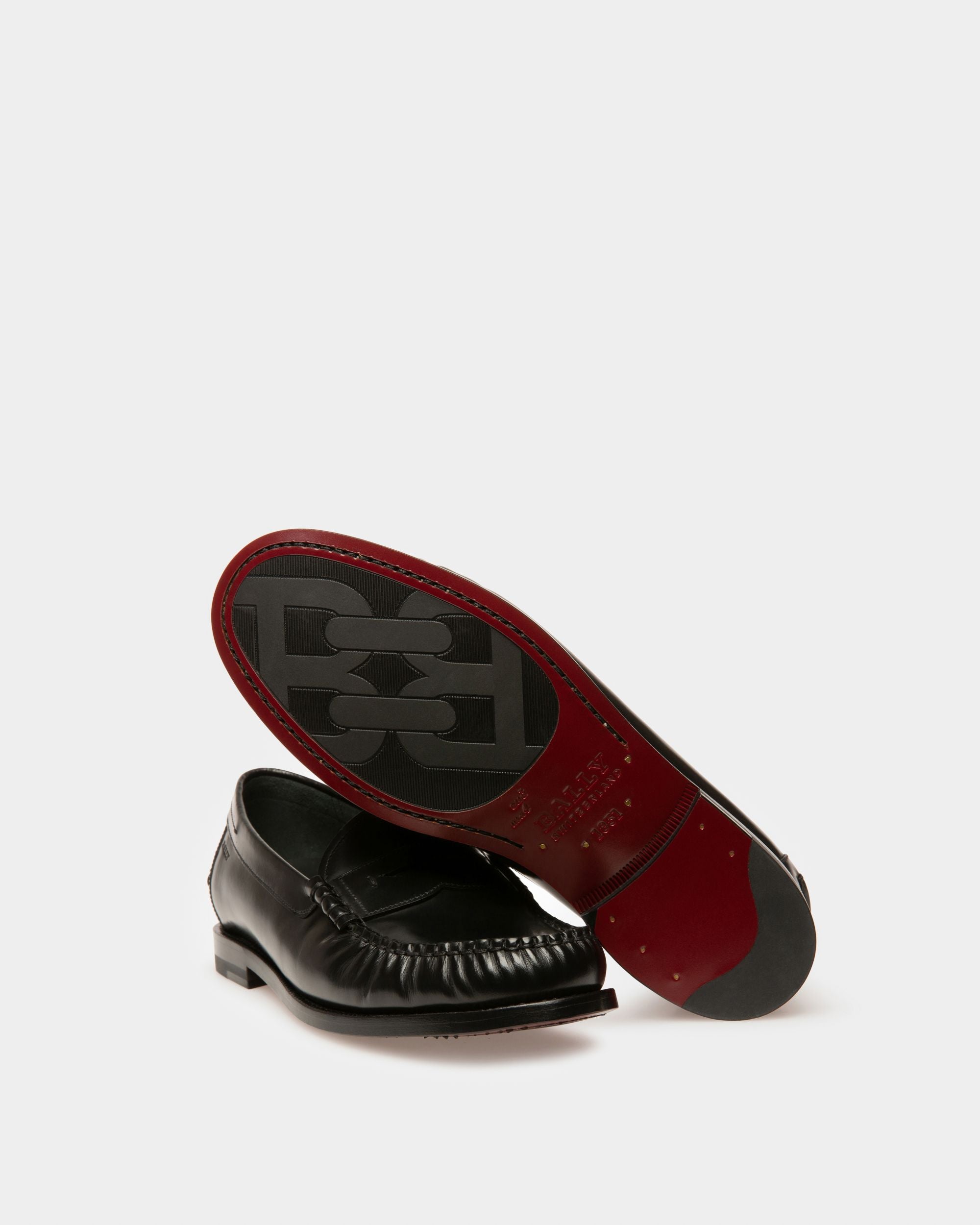 Coelo Mocasines En Piel De Color Negro - Mujer - Bally - 05