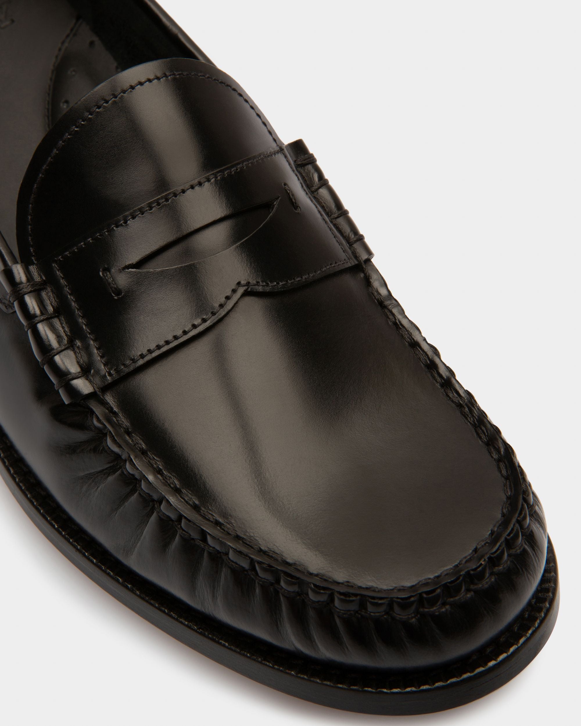 Coelo Mocasines En Piel De Color Negro - Mujer - Bally - 06