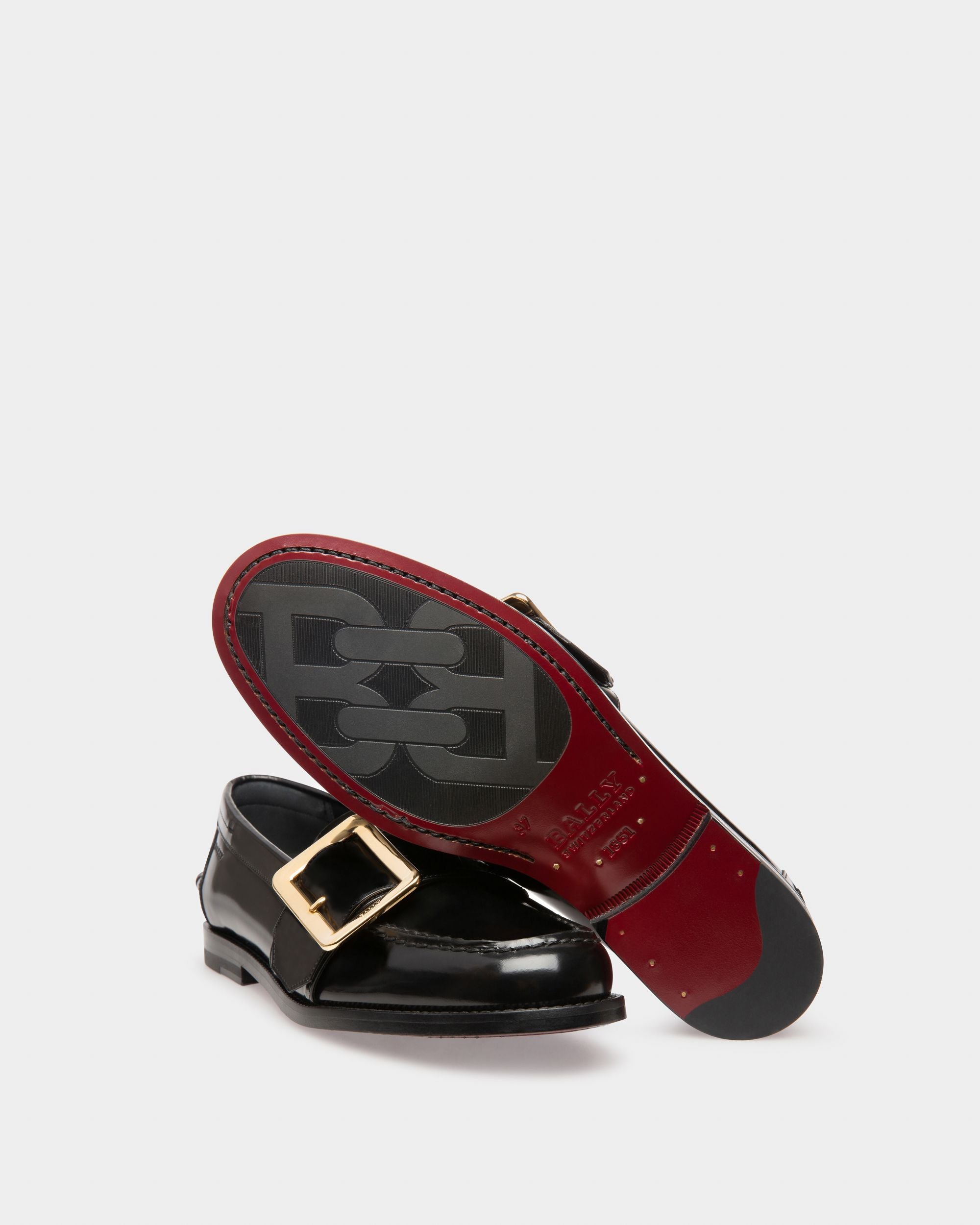 Calya Mocasines De Piel De Color Negro - Mujer - Bally - 05