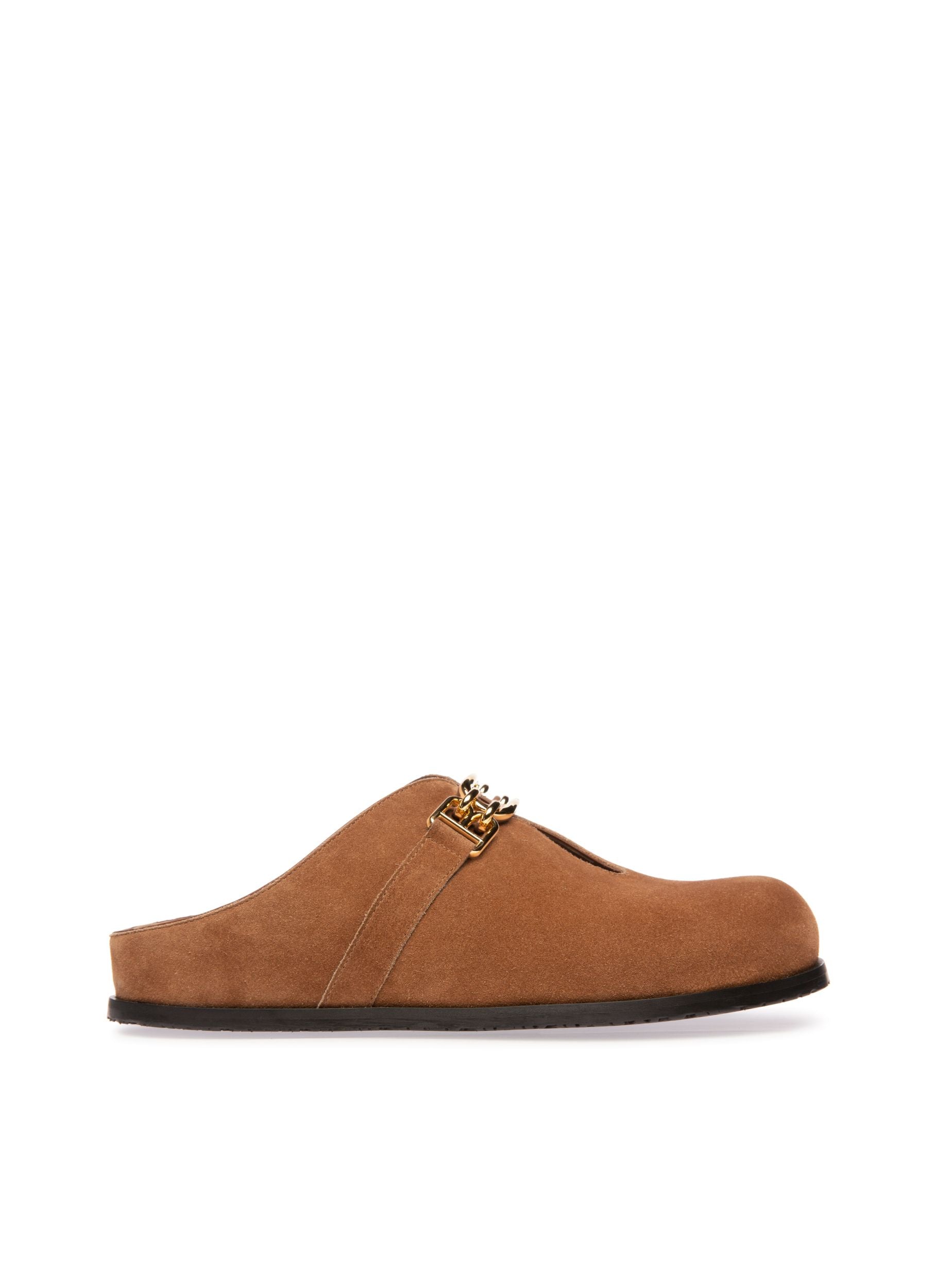 Francine Slippers De Piel En Marrón - Mujer - Bally - 02