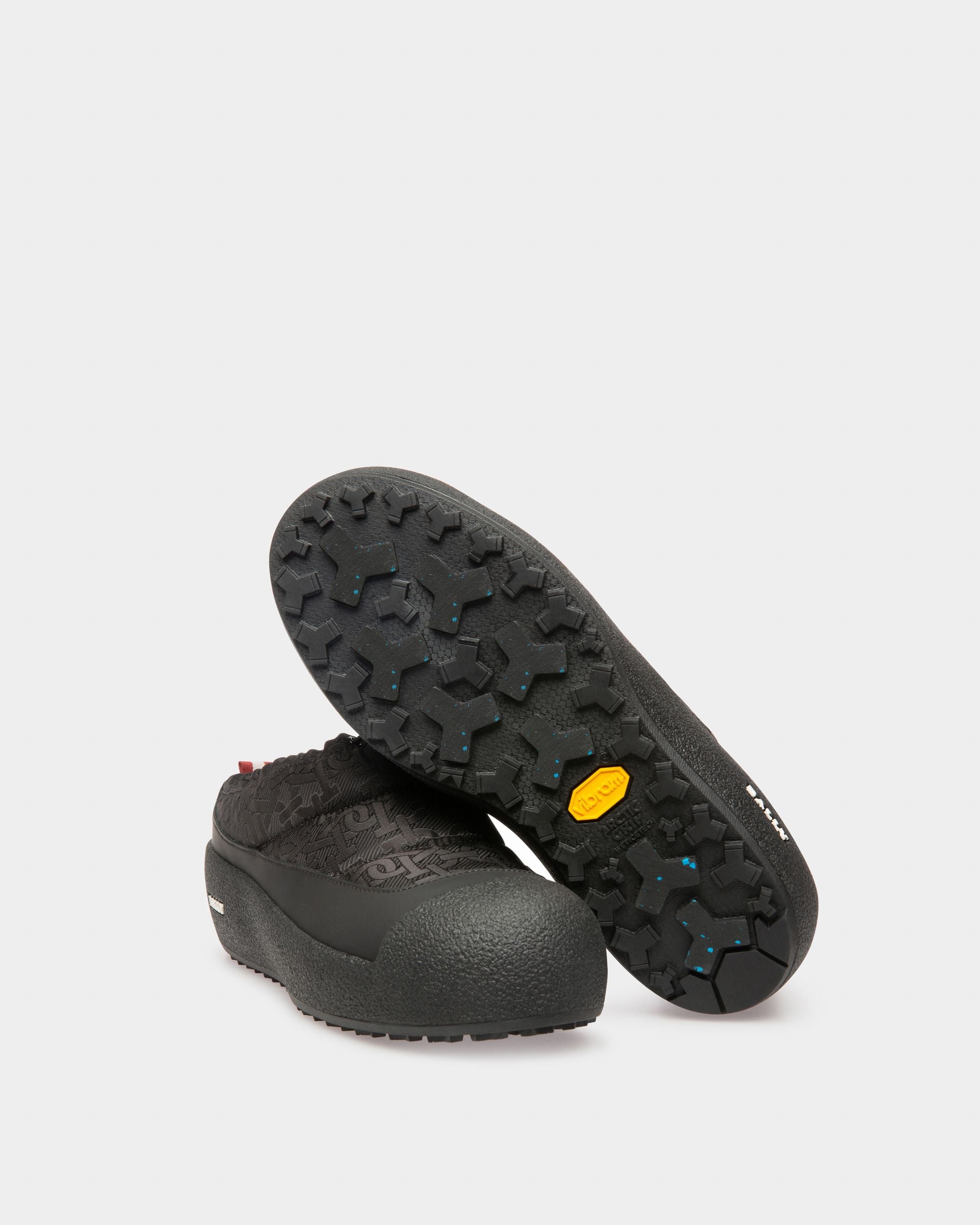 Carys Mocasines En Jacquard De Nailon De Color Negro - Mujer - Bally - 05