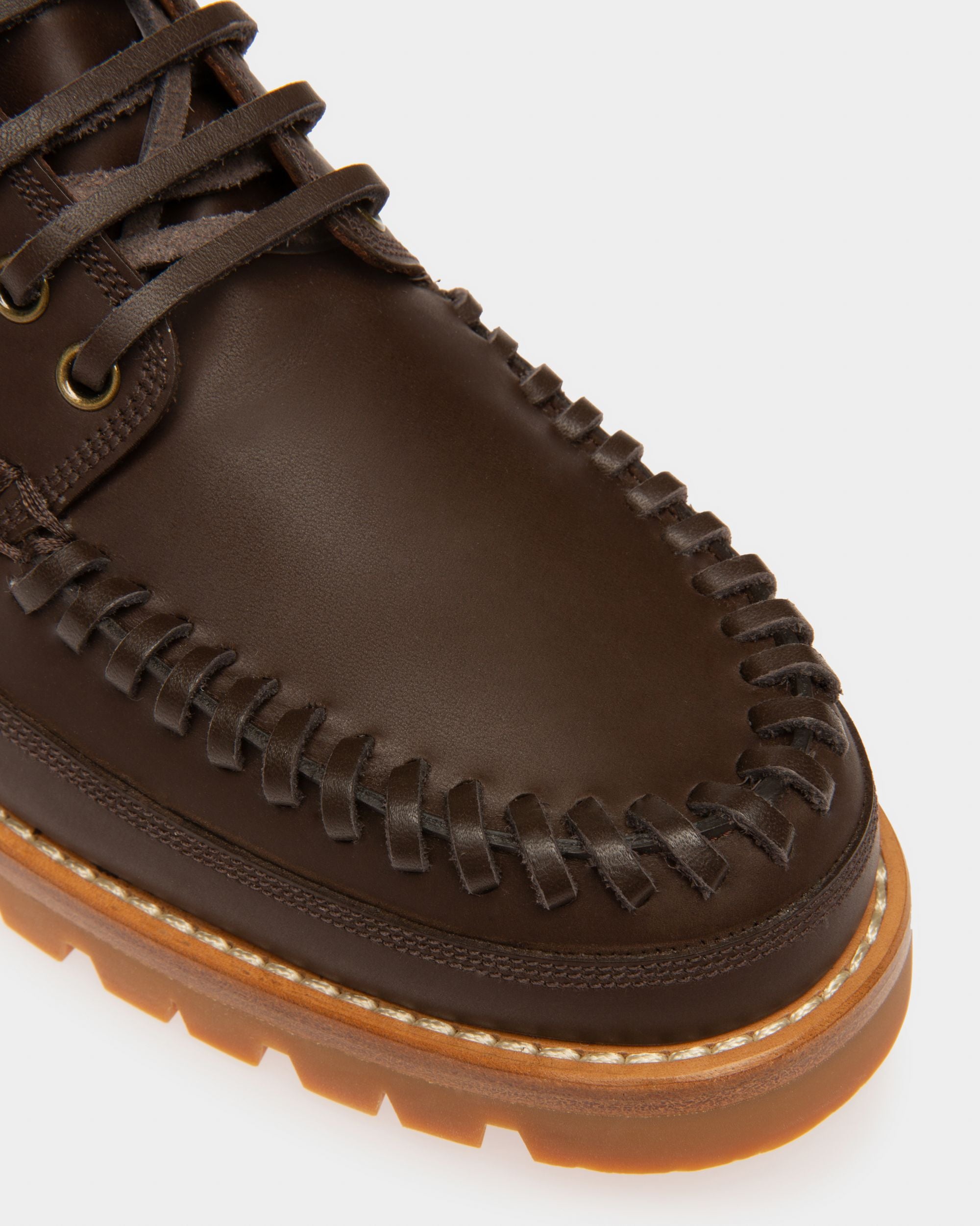 Tristan Mocasines En Piel De Color Marrón - Mujer - Bally - 06