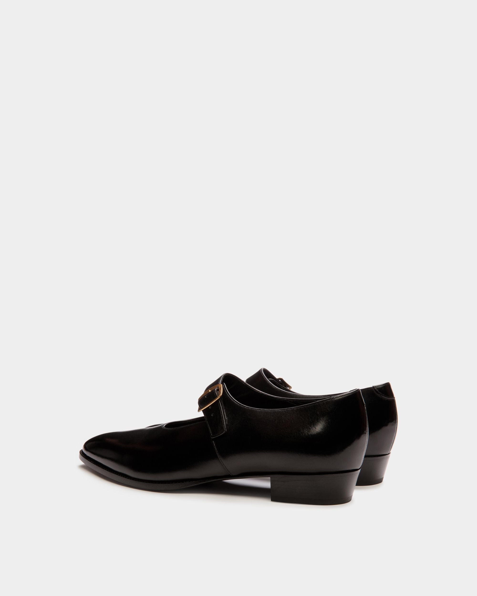 Glendale Mary-Jane in Black Leather - Women's - Bally - 01