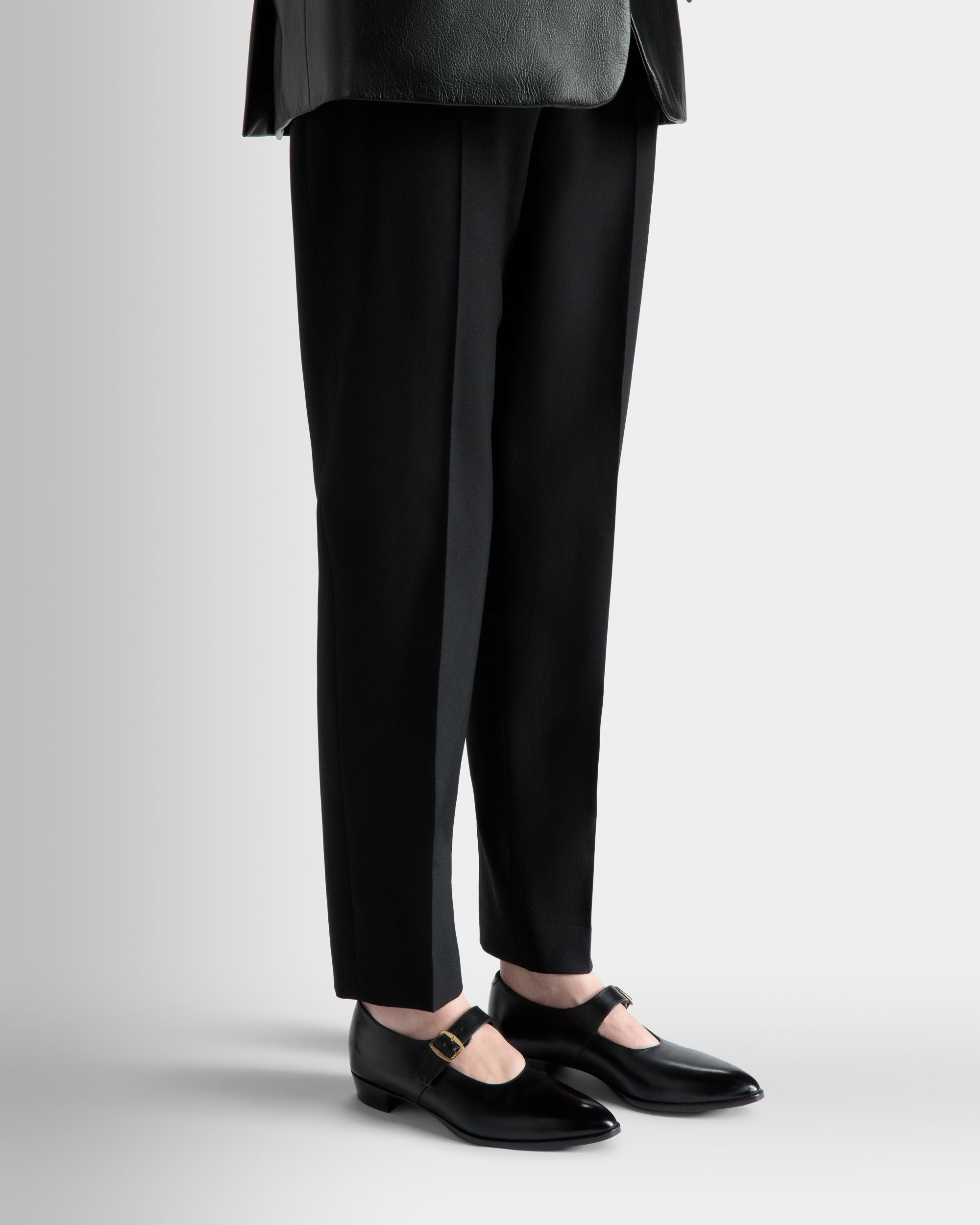 Glendale Mary-Jane in Black Leather - Women's - Bally - 03