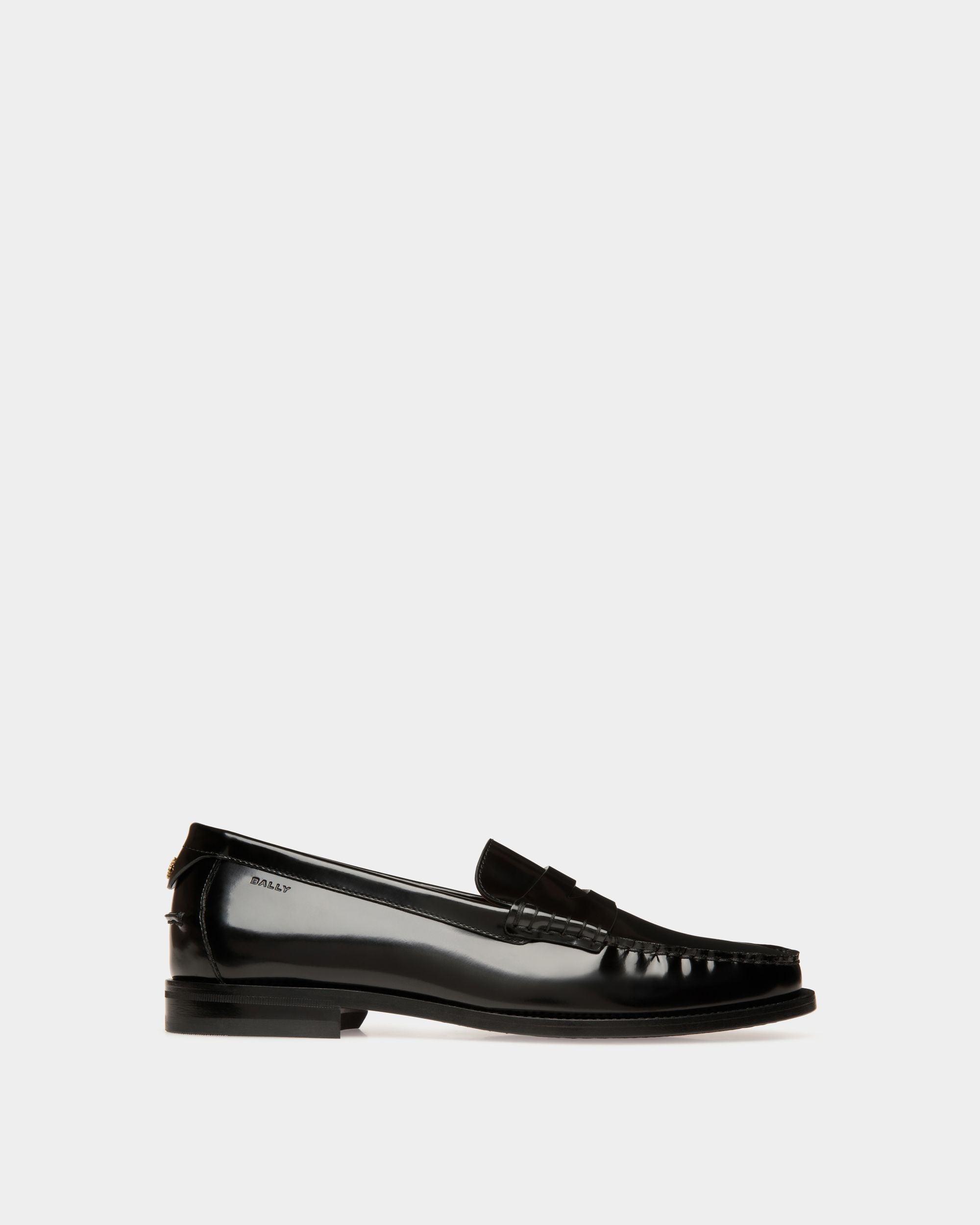 Capitol Moccasin in Black Leather - Women's - Bally - 01